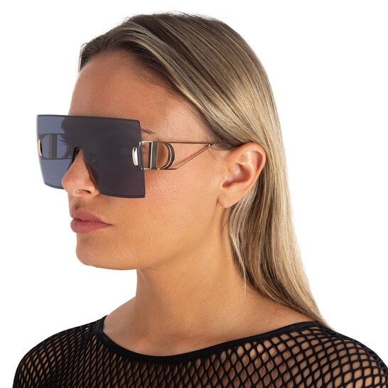 Dior Dior 30MONTAIGNE M1U F0A6 Rimless Sunglasses Silver Shield Size ONE SIZE - 2 Thumbnail