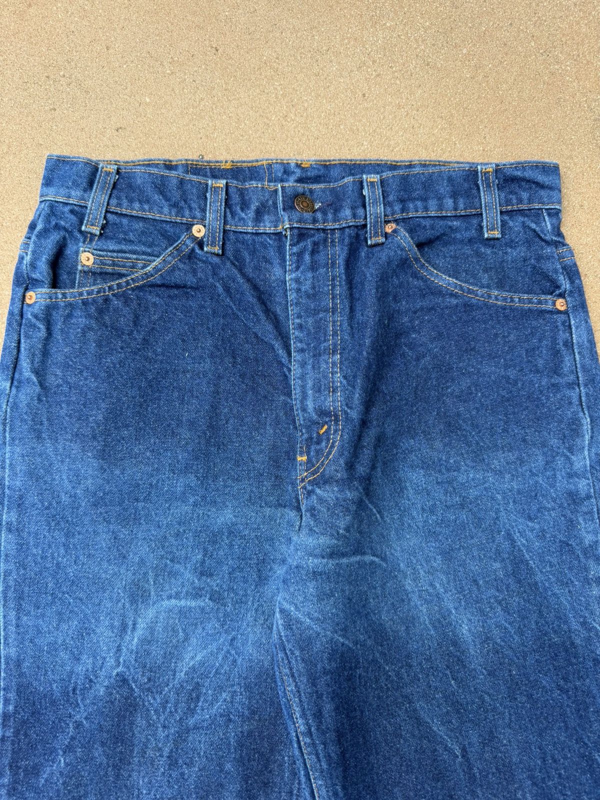 Levi's Vintage 90’s Levi’s 517 Orange Tab Bootcut Flare Jeans 33x31 Size US 33 - 4 Thumbnail