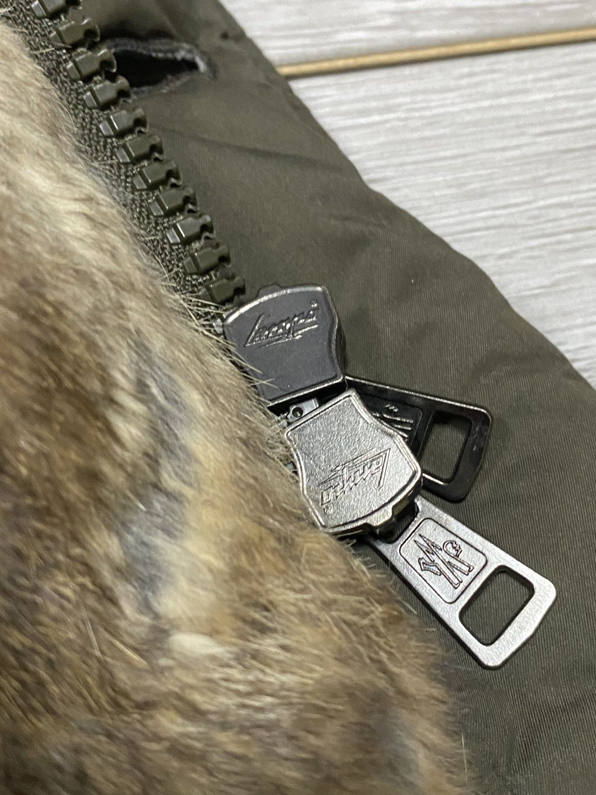 Moncler Moncler Chateaubriant rabbit fur coyote down puffer jacket Size US L / EU 52-54 / 3 - 8 Thumbnail
