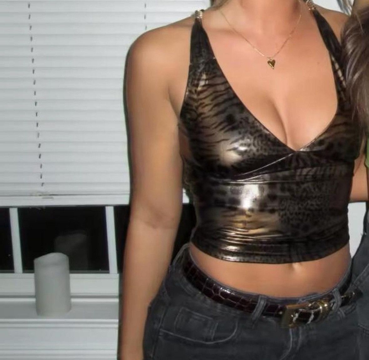Other Brown metallic leopard top Size S / US 4 / IT 40 - 4 Thumbnail