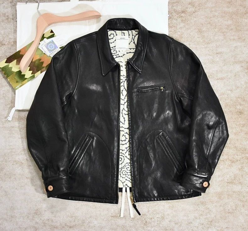 Visvim Visvim Roadster Swing Top Leather Jacket-2506 Size US M / EU 48-50 / 2 - 1 Thumbnail