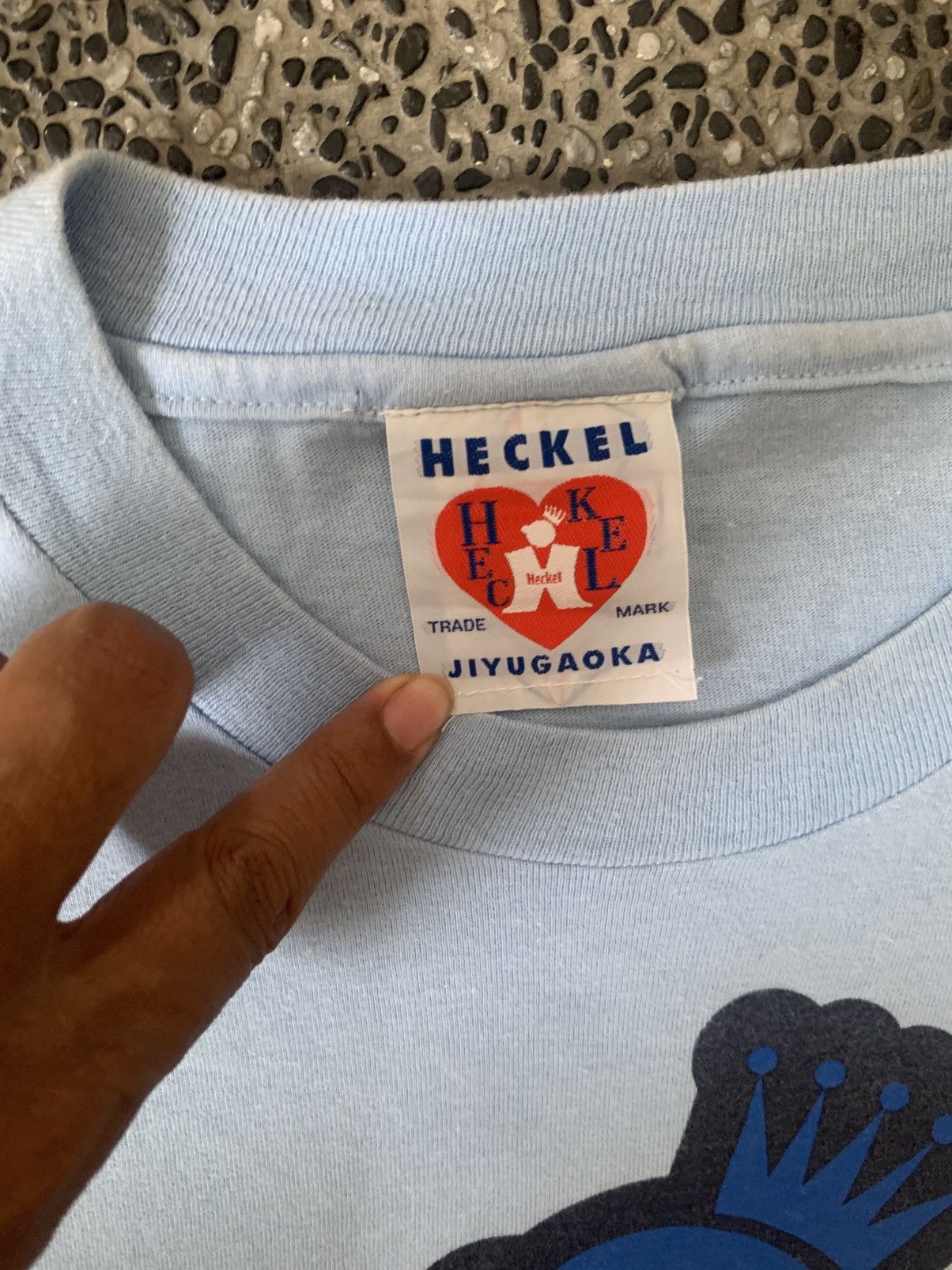 Vintage Vintage 90s Heckel Streetwear / Skate Surf T shirt Size US M / EU 48-50 / 2 - 7 Thumbnail