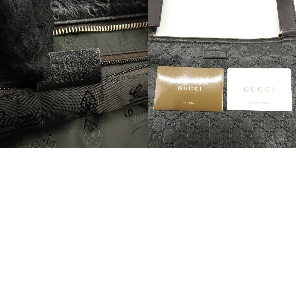 Gucci Gucci Guccissima Leather Crossbody Bag Black Size ONE SIZE - 8 Thumbnail