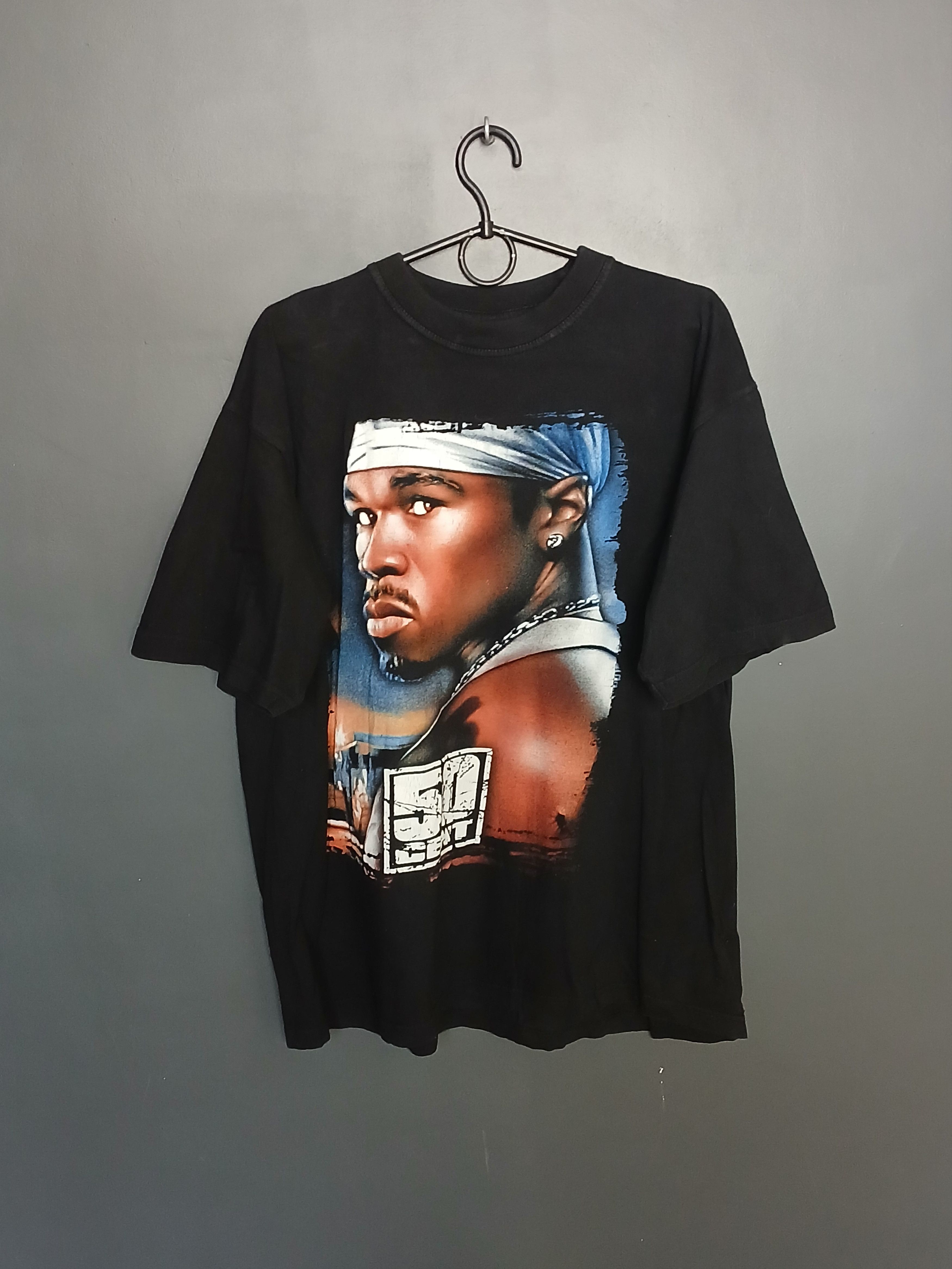 50 Cent × Rap Tees × Vintage 50 Cent T-Shirt Size US XL / EU 56 / 4 - 1 Thumbnail