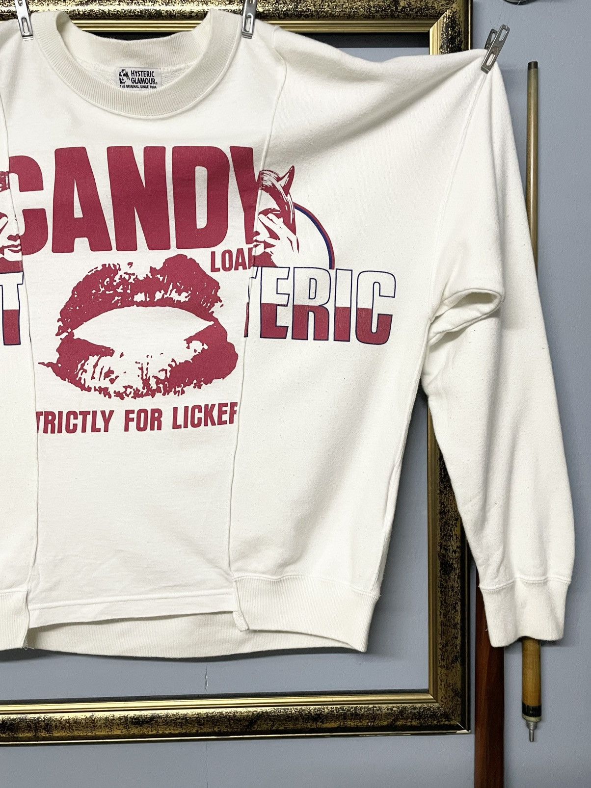 Hysteric Glamour Vintage Hysteric Glamour Candy Strickly Licker Rebuild Sweat Size US M / EU 48-50 / 2 - 4 Thumbnail