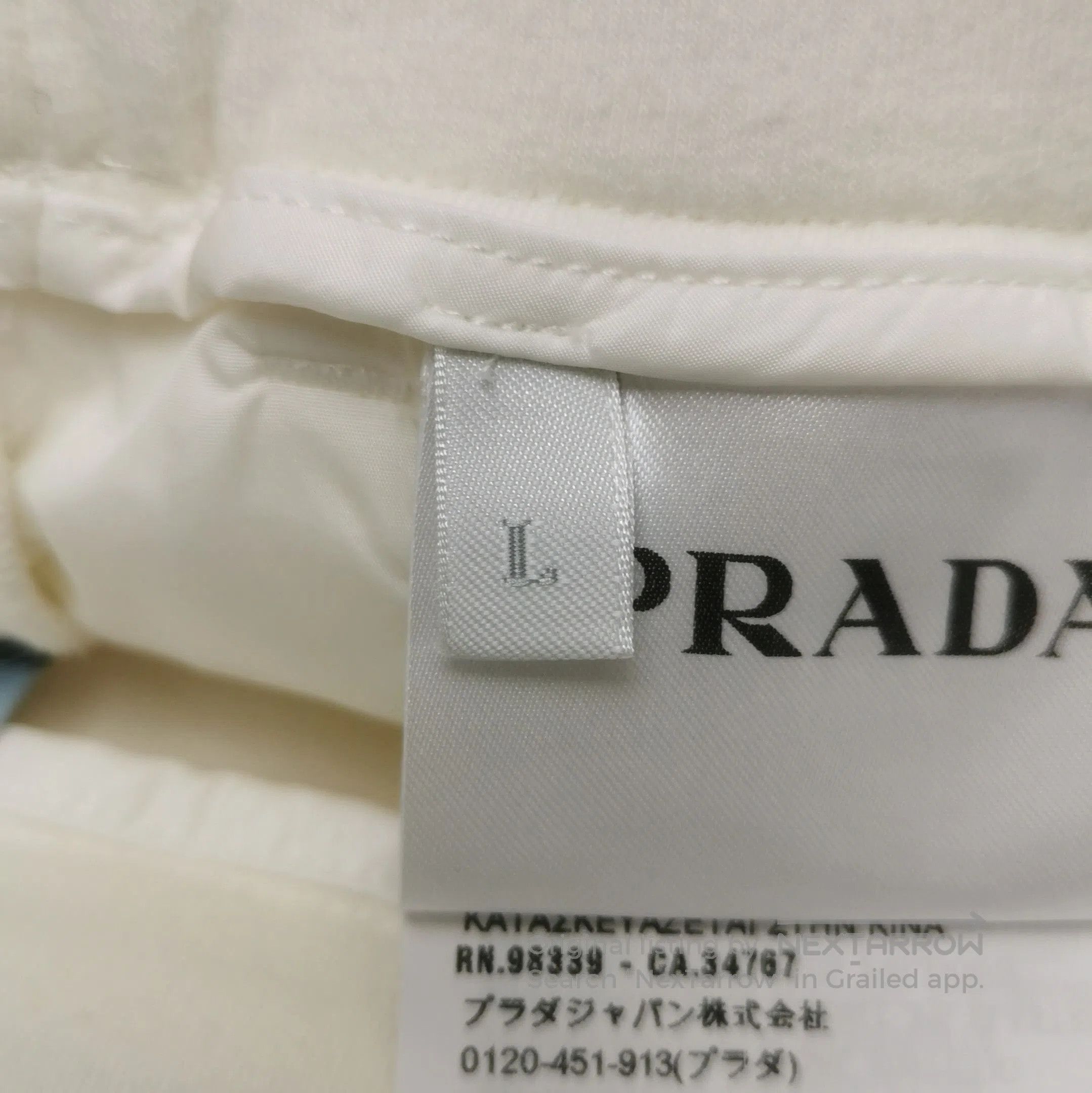 Prada Prada Cotton Logo Sweatpants in Large Size . Size 30" / US 8 / IT 44 - 5 Thumbnail