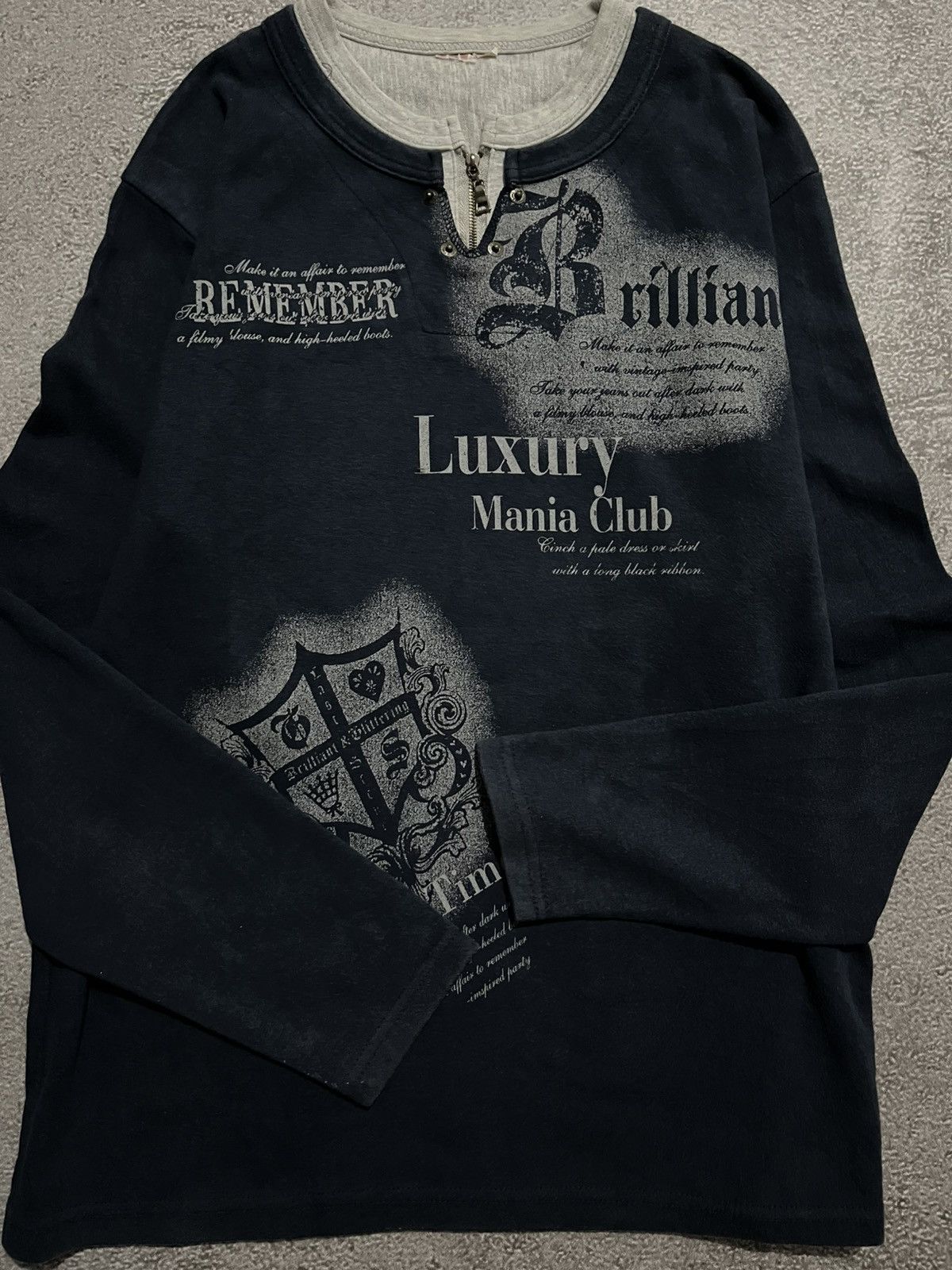 Japanese Brand Y2K Japanese Unknow Poem Long Sleeve T-shirt Size US M / EU 48-50 / 2 - 5 Thumbnail