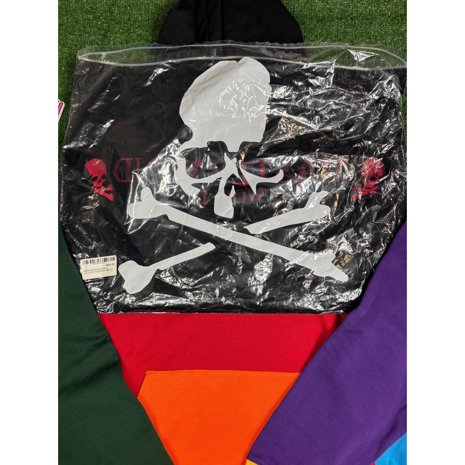 Mastermind Japan Mastermind World Vs. Bape Multi-Colored Red Hoodie Size LG Size L / US 10 / IT 46 - 7 Thumbnail