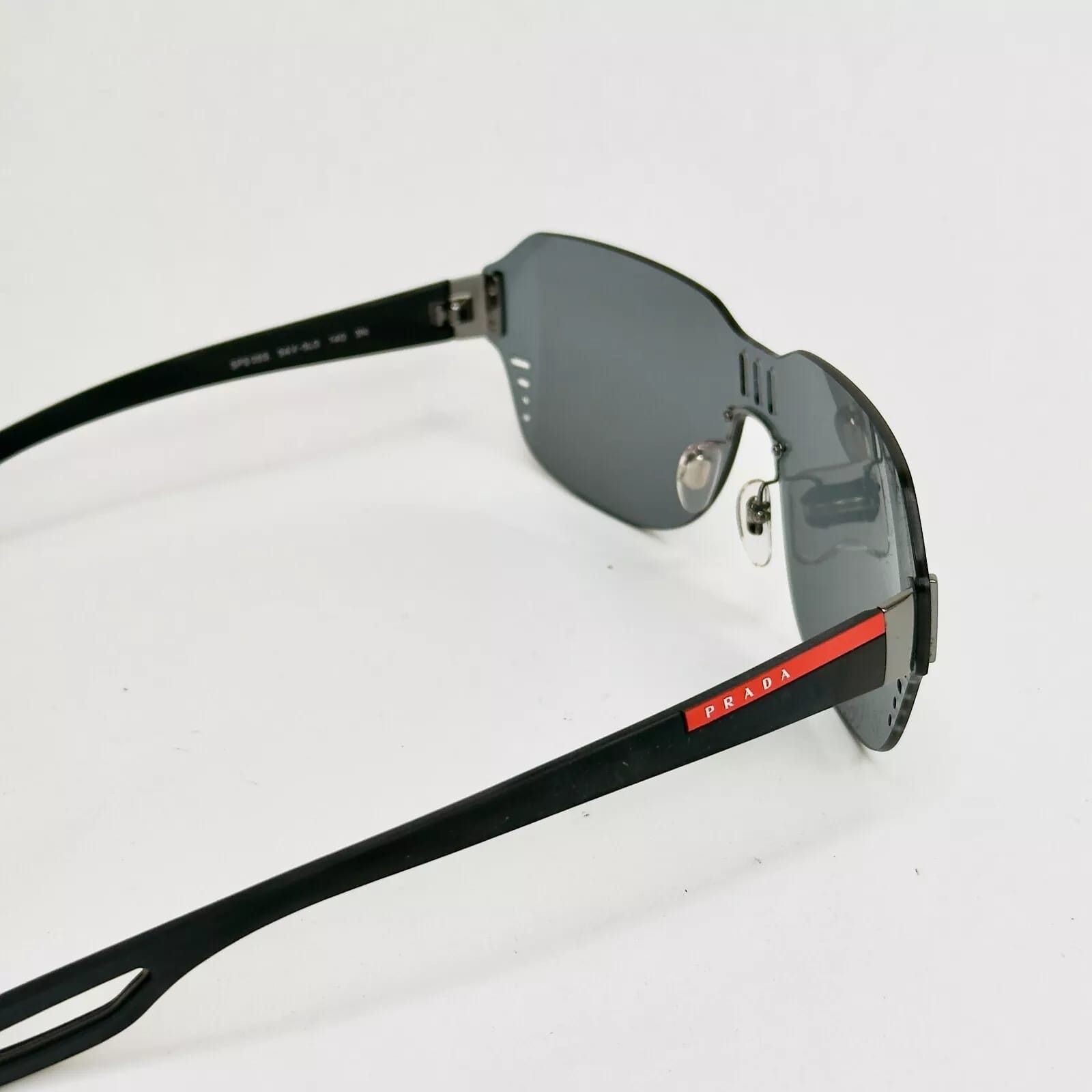 Prada PRADA LINEA ROSSA Sport 05S Rubber Black Mask Mirror PS05SS Size ONE SIZE - 5 Thumbnail