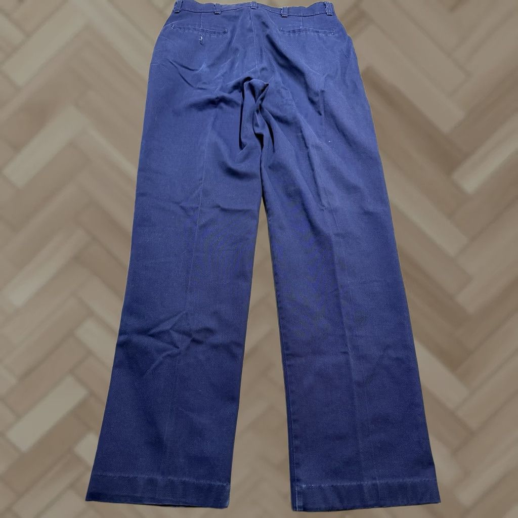 Red Kap Vintage Red Kap Navy Blue Work Pants Jeans Chino Style 34 Mens 34x32 Workwear Bagged Size US 34 / EU 50 - 1 Thumbnail