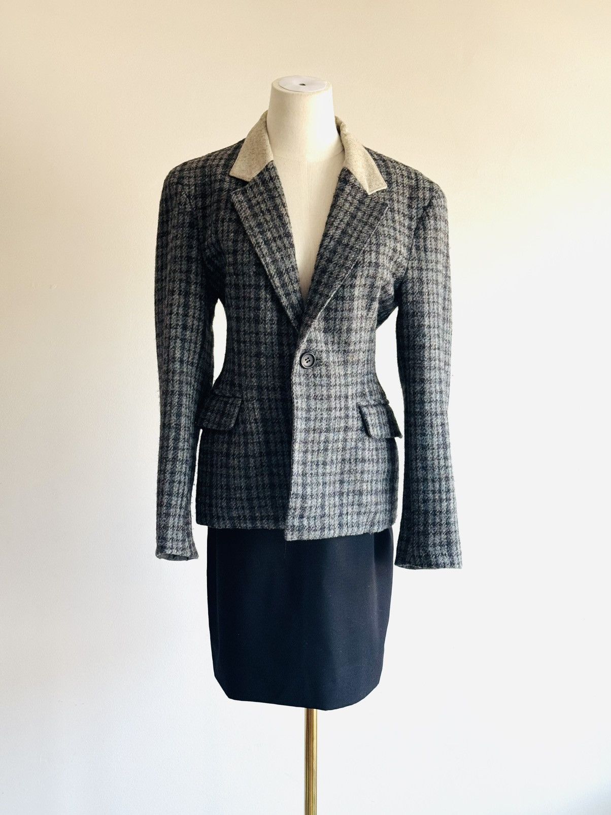 Yohji Yamamoto Y’s Yamamoto by Yohji Yamamoto plaid blazer sz M Size M / US 6-8 / IT 42-44 - 1 Thumbnail