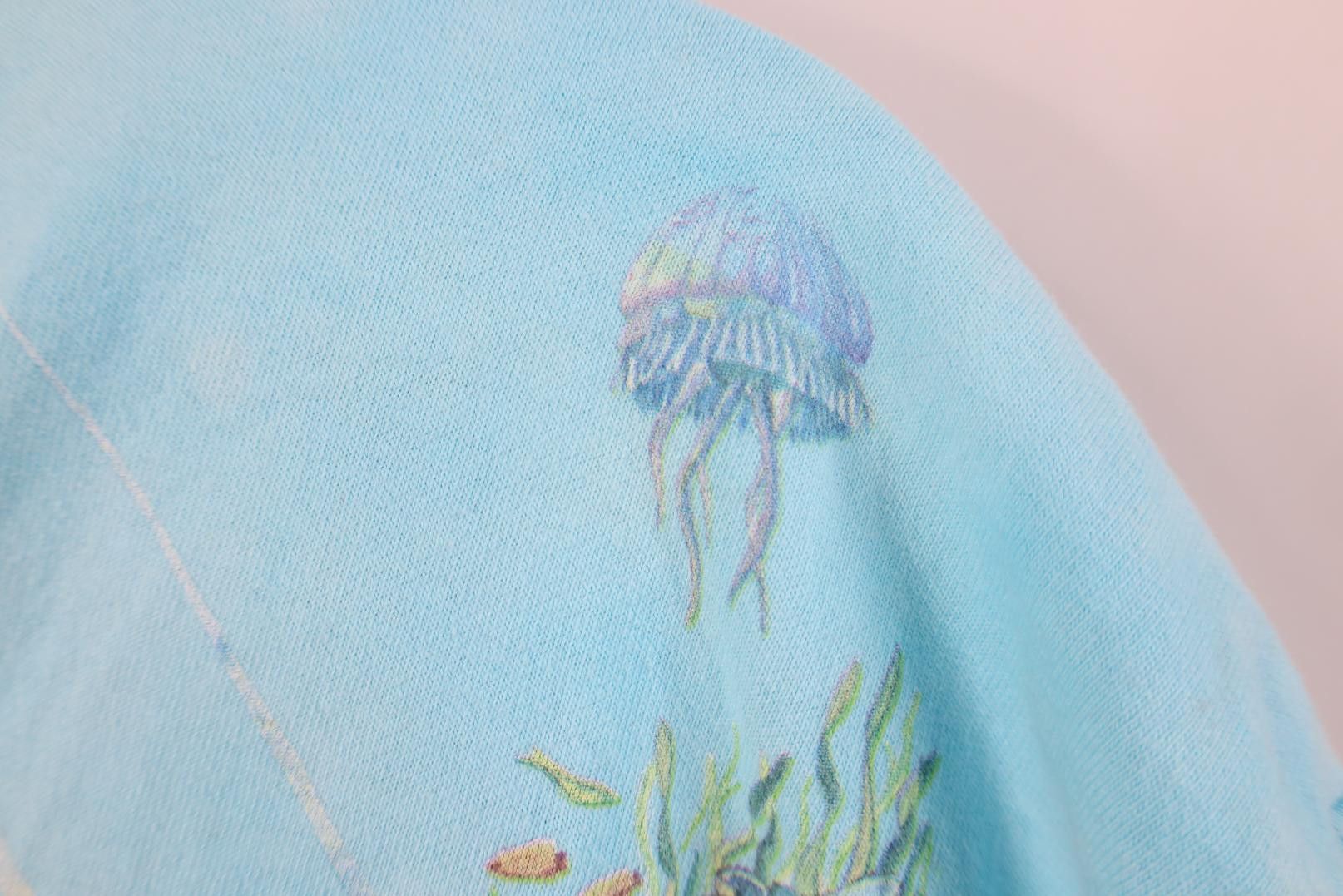 Vintage Vintage 90s Liquid Blue John Connell Tie Dye T-Shirt USA AOP Size US XL / EU 56 / 4 - 10 Thumbnail