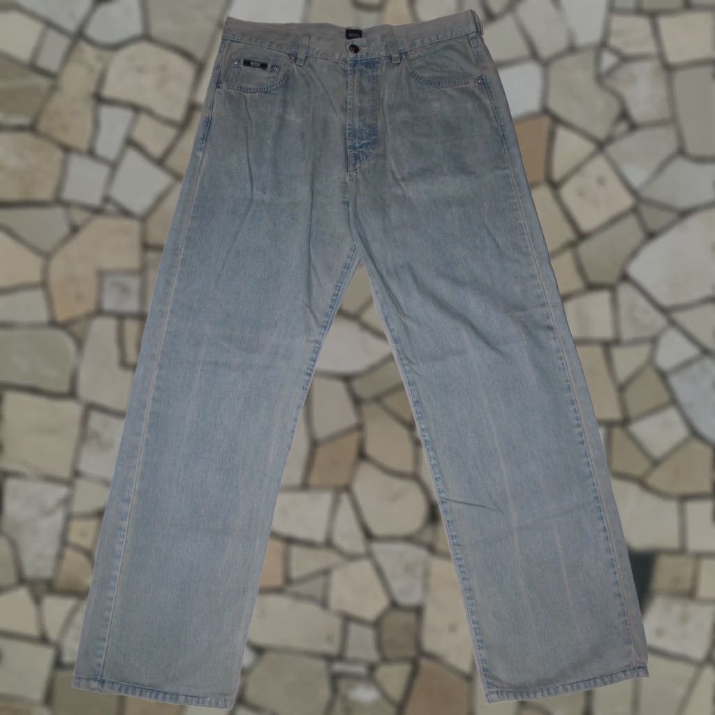 Hugo Boss VINTAGE Hugo Boss Arkansas jeans Green Mens Size W33 L30 Size US 33 - 1 Thumbnail
