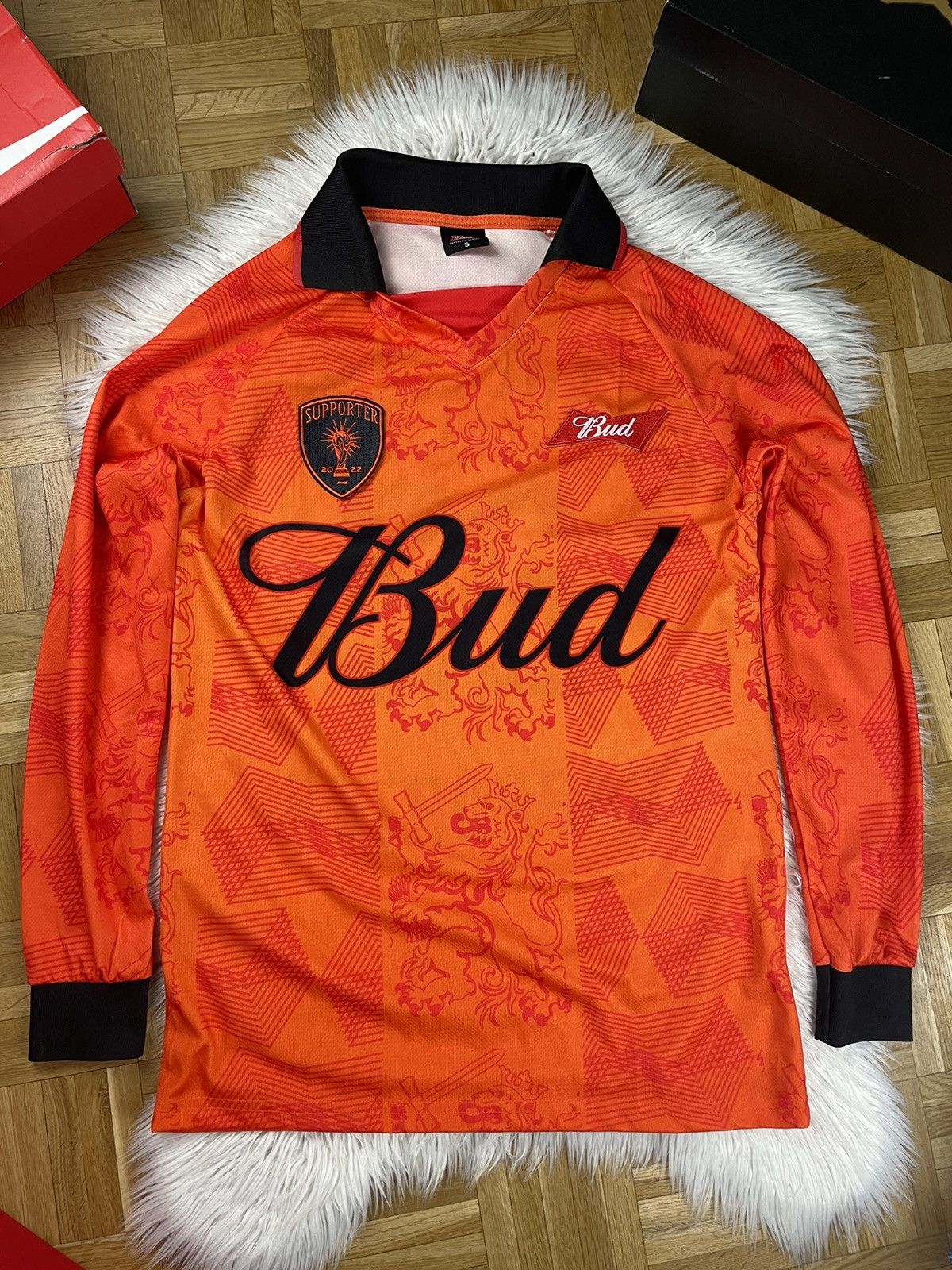 Vintage KOSZULKA PIŁKARSKA HOLENDERSKA BUD Size US S / EU 44-46 / 1 - 1 Thumbnail