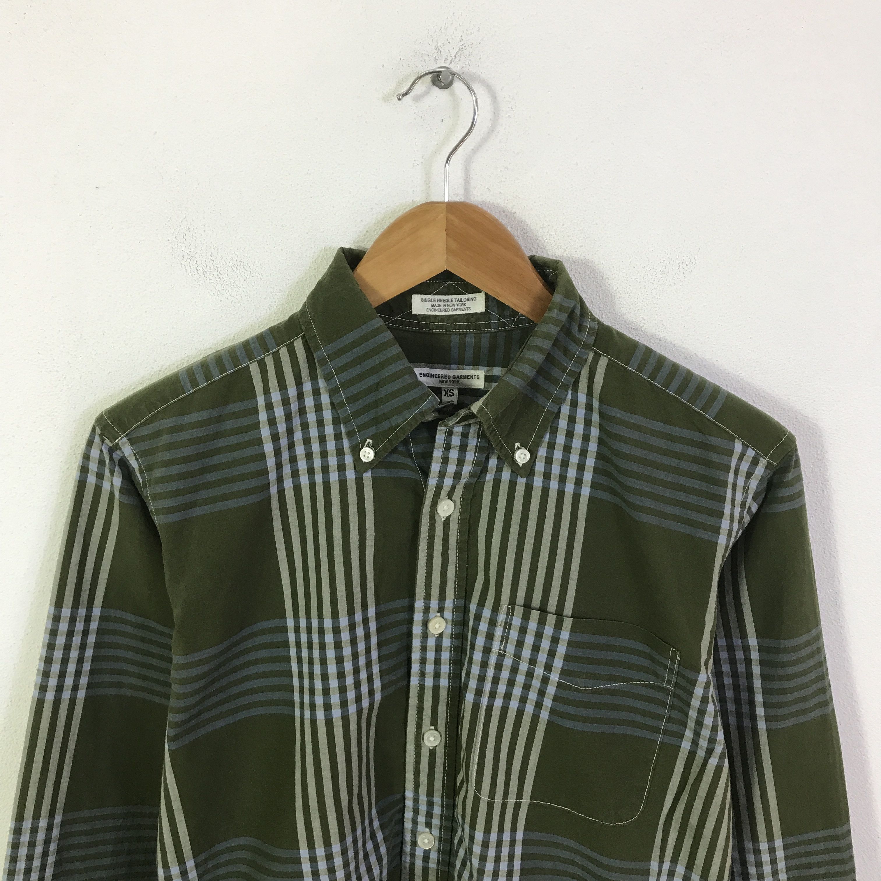 Engineered Garments Engineereed garments Tartan button up t-shirt K93B54 Size US XS / EU 42 / 0 - 2 Thumbnail