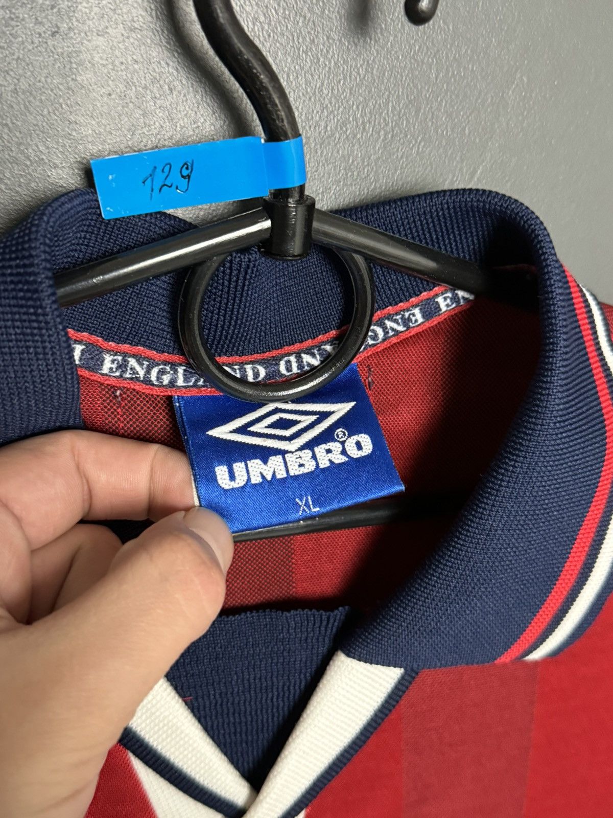 Umbro England National Team 97/99 Away Football Jersey T-Shirt Size US XL / EU 56 / 4 - 14 Thumbnail