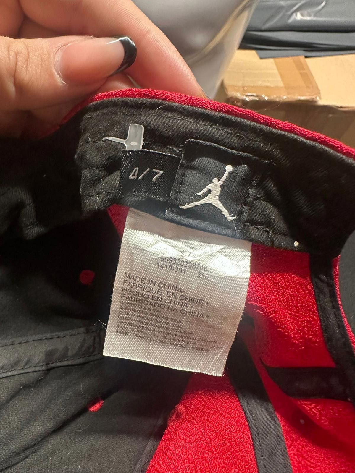 Jordan Brand Jordan Cap - Red & Black Snapback Size ONE SIZE - 6 Thumbnail
