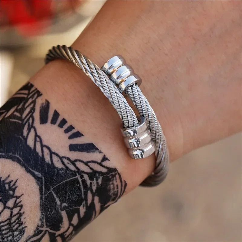 Other Pulsera Hombre Steel Chain Bracelets Size ONE SIZE - 2 Thumbnail