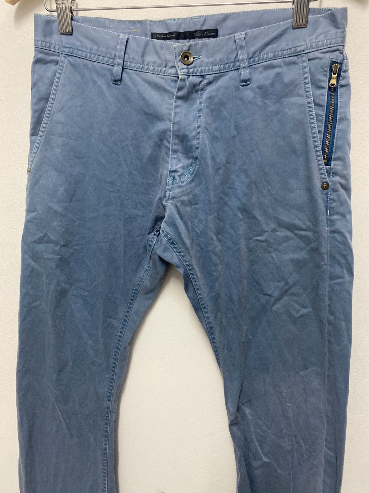 Issey Miyake ‼️TETE HOMME BY ISSEY MIYAKE MULTI POCKET DISTREESED DENIM‼️ Size US 30 / EU 46 - 2 Thumbnail