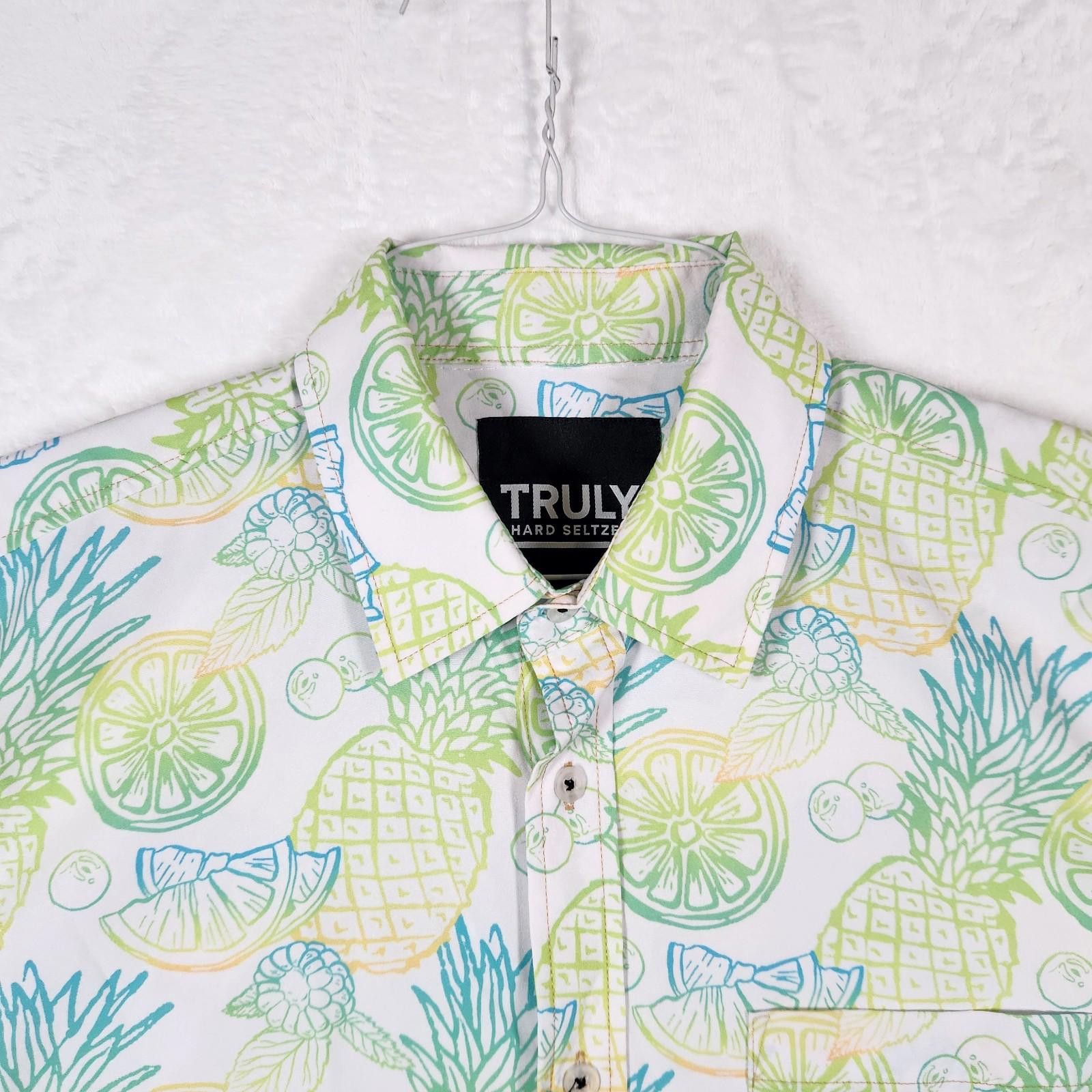 The Unbranded Brand Truly Hard Seltzer Hawaiian Tropical Shirt Size Medium Size US M / EU 48-50 / 2 - 4 Thumbnail