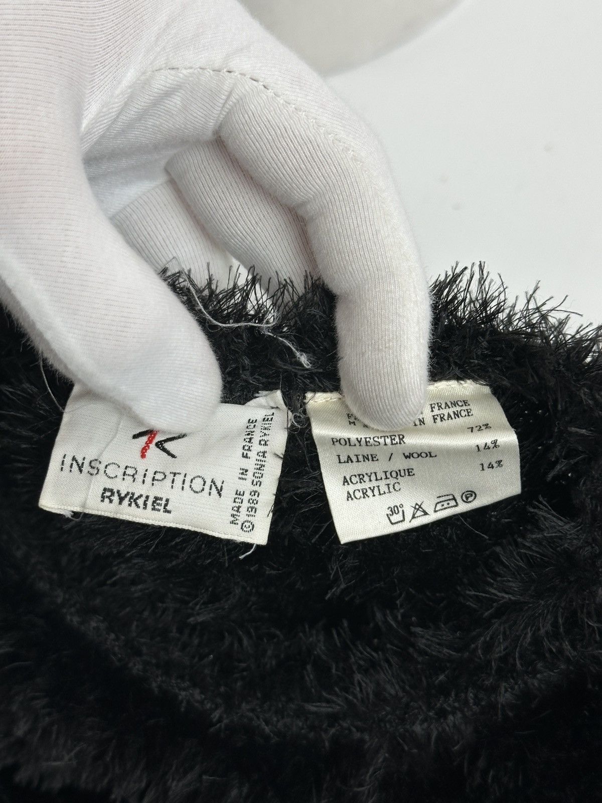 Sonia Rykiel Vintage Sonia Rykiel Fuzzy Fur Pullover Size L / US 10 / IT 46 - 6 Thumbnail