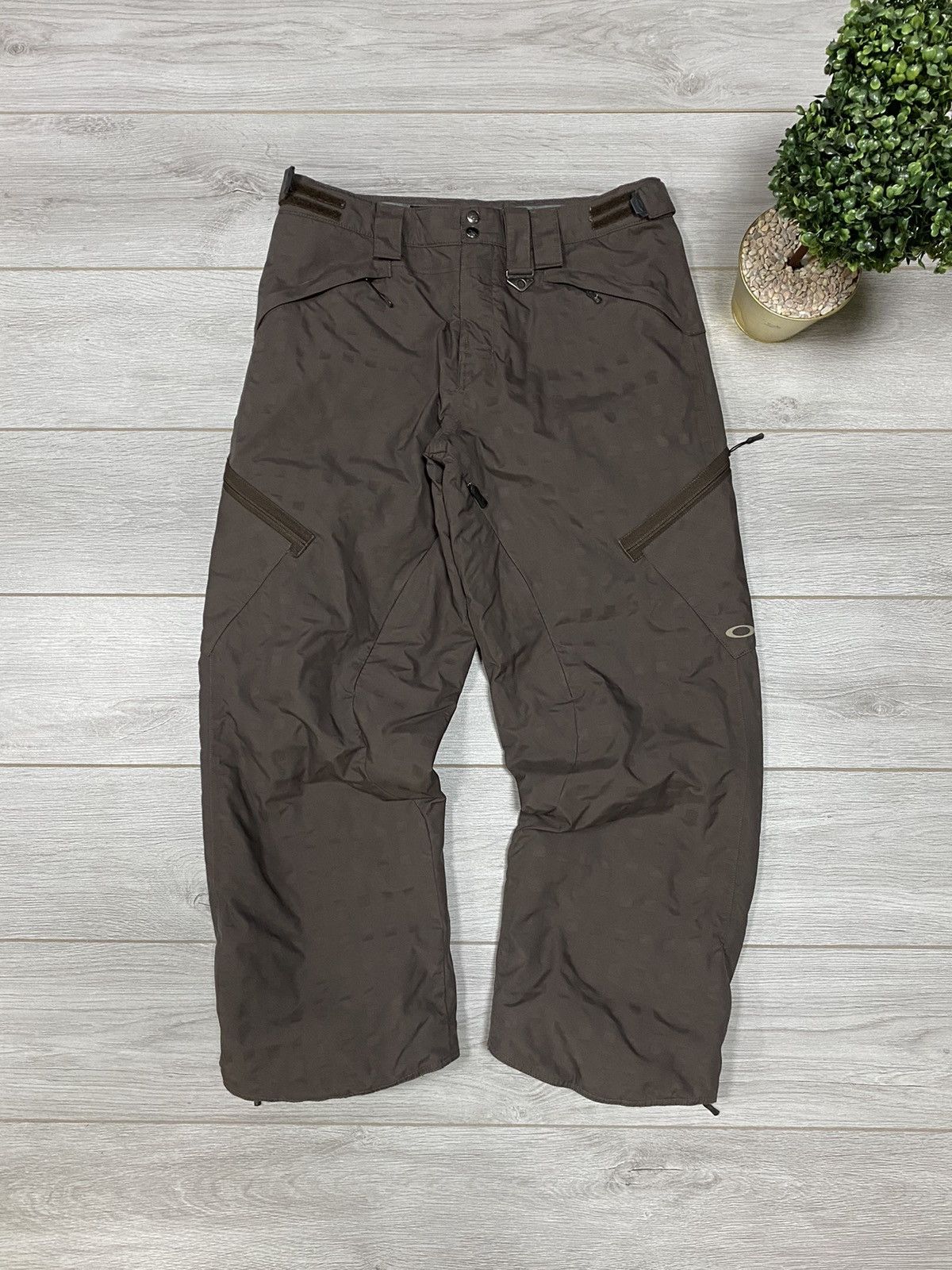 Vintage Oakley vintage ski pants brown | Grailed