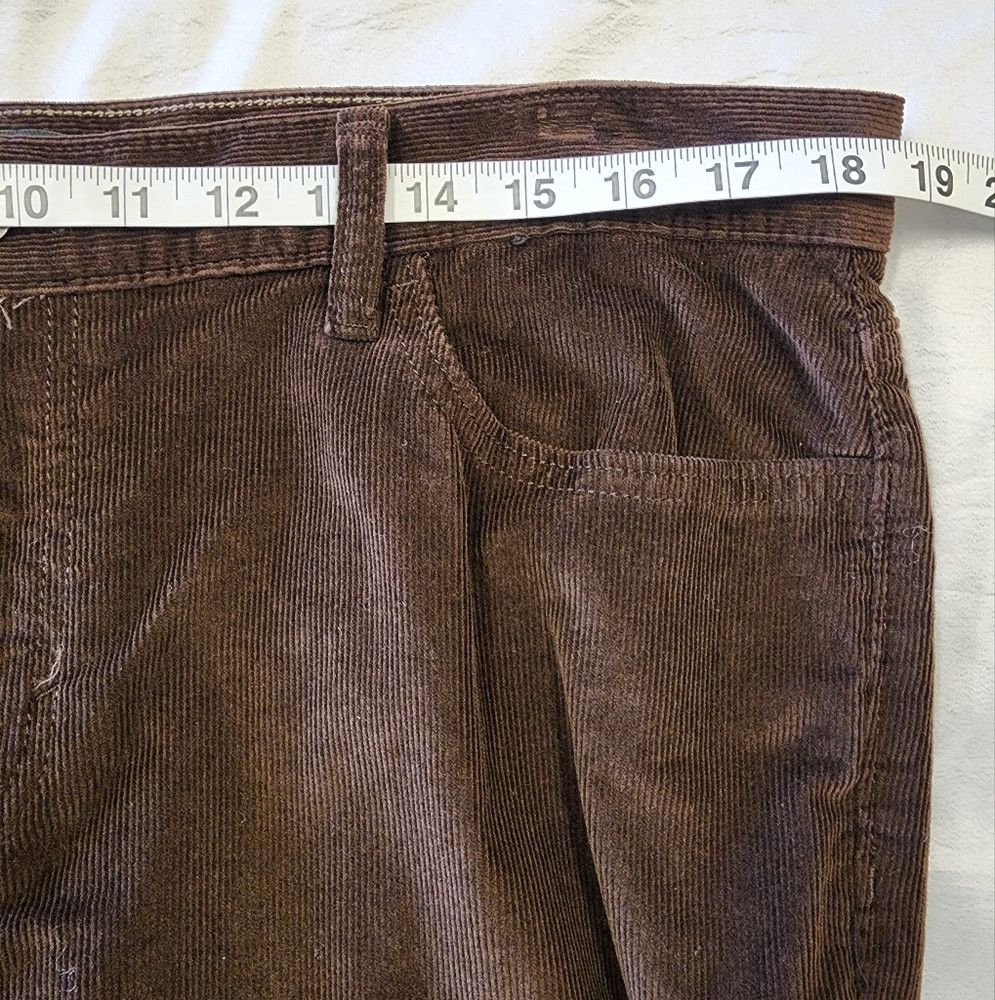 Banana Republic Banana Republic Men's Chocolate Corduroy Slim Fit Traveler Size US 35 - 5 Thumbnail