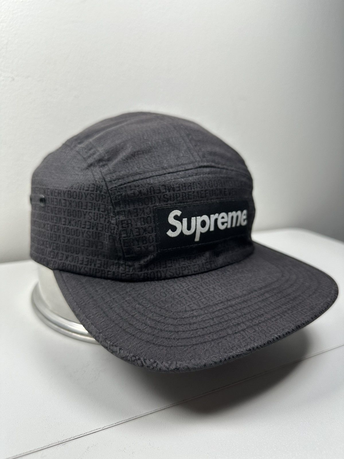 Fuck Everybody Cap Camp Supreme Jacquard 帽子