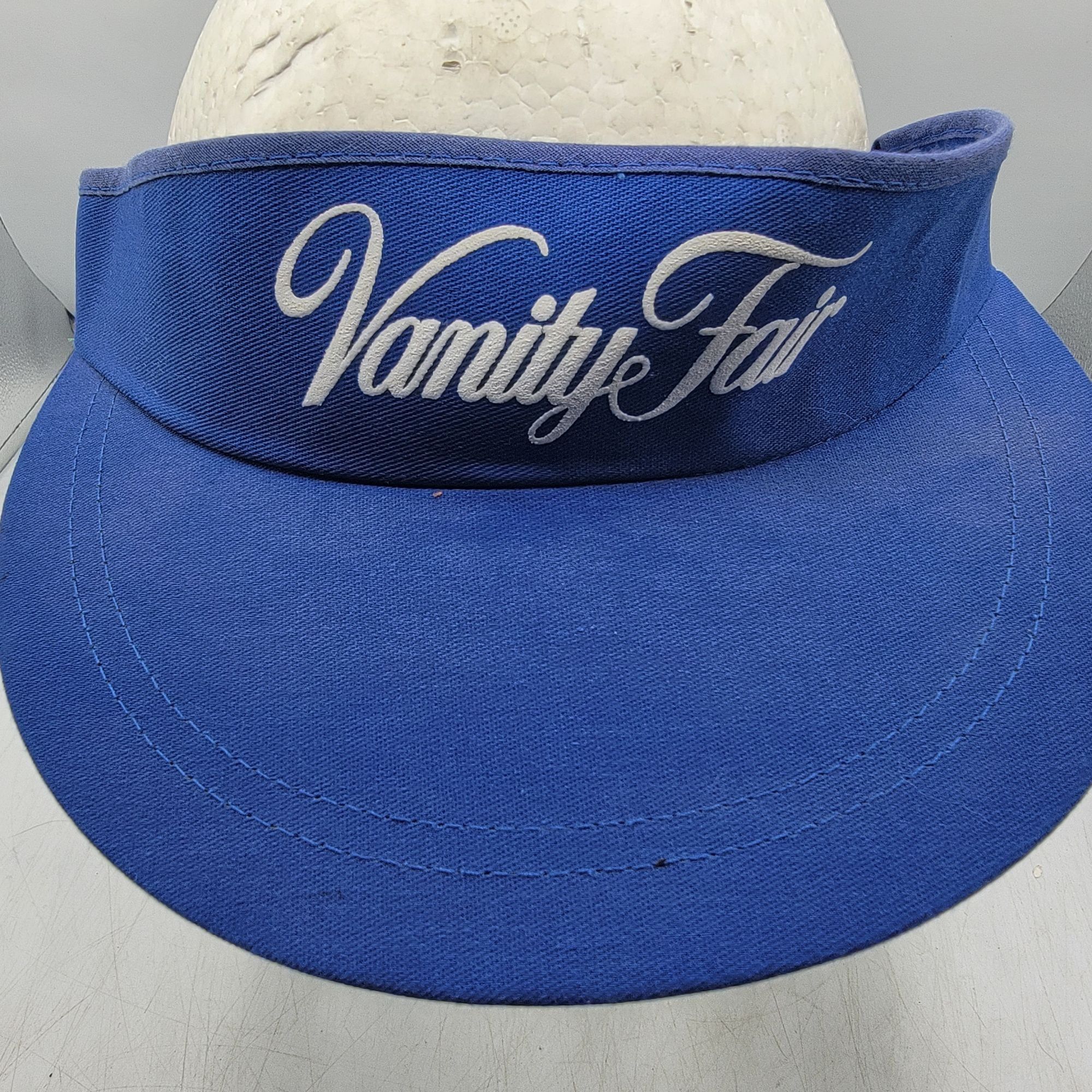 Other × Vintage Vintage Vanity Fair Blue Adjustable Sun Visor Hat Casual Out Size ONE SIZE - 5 Thumbnail