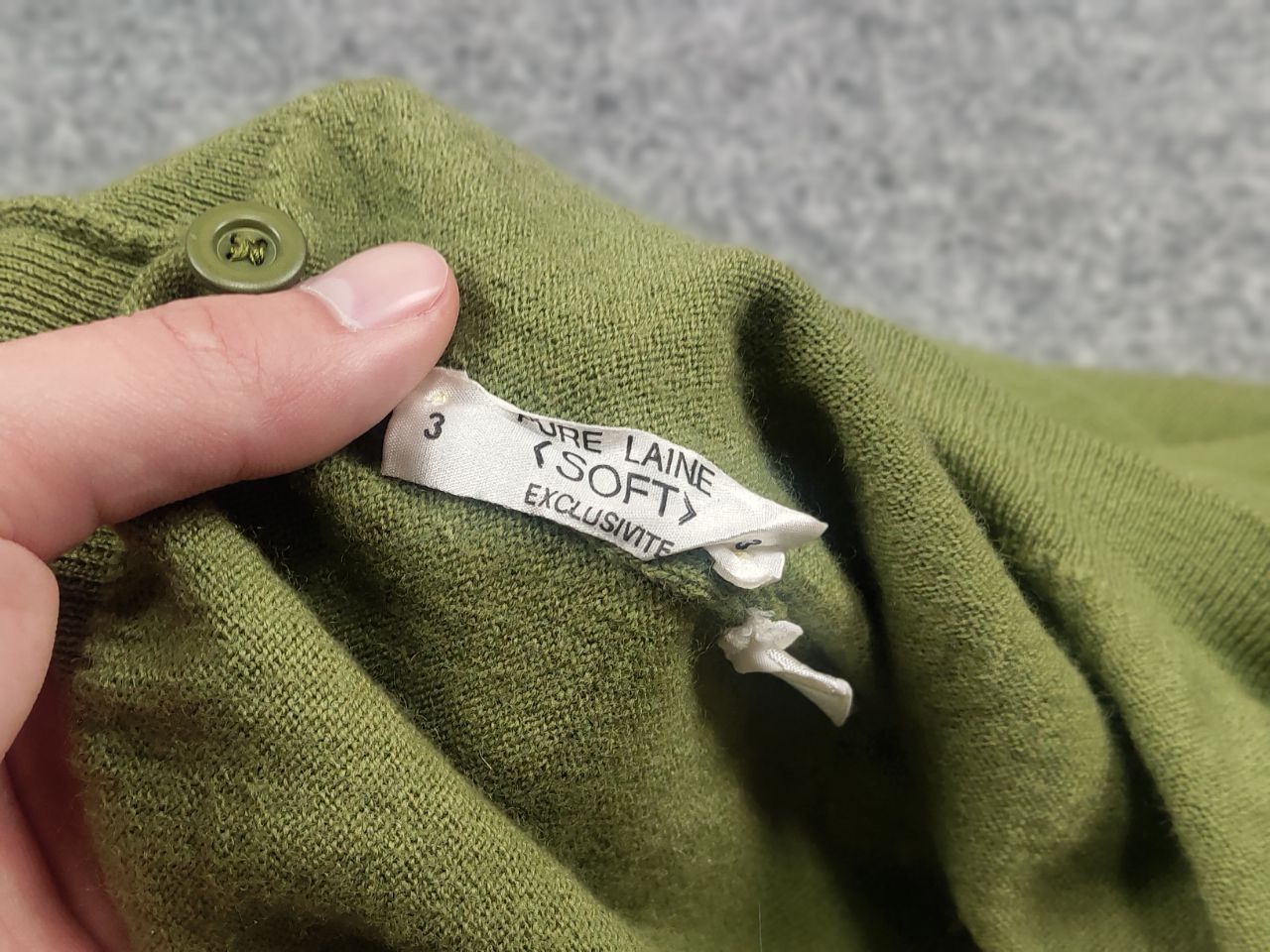 Japanese Brand Vintage 60s Korrigan Green Button Cardigan kurt cobain style Size S / US 4 / IT 40 - 12 Thumbnail