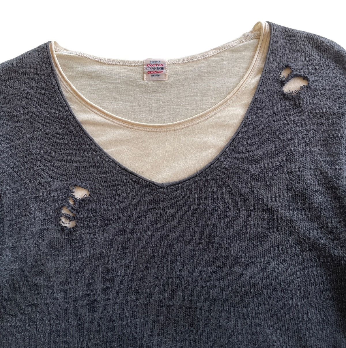 Ordinary Fits Vintage Recycle Cotton Ordinary Distressed Sunfaded Shirt Size US M / EU 48-50 / 2 - 7 Thumbnail
