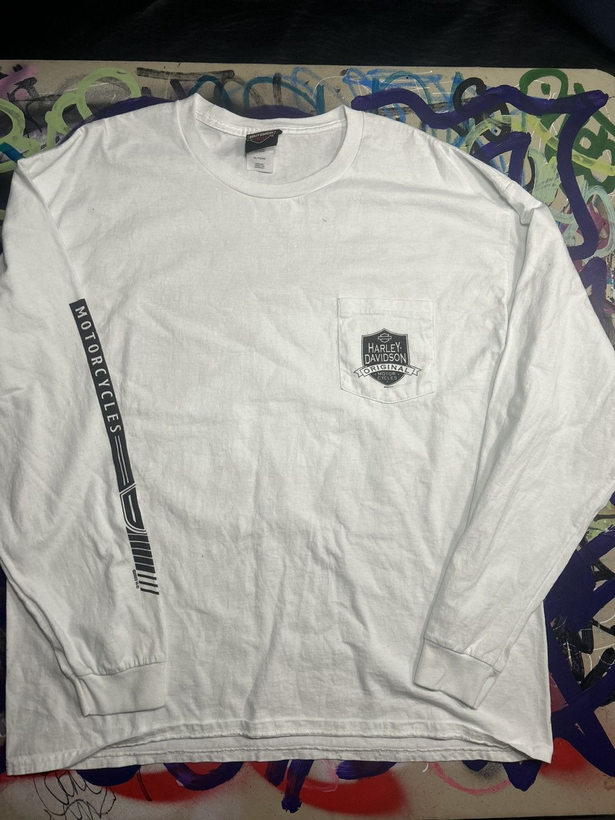 Harley Davidson Harley Davidson long sleeve tee Size US XL / EU 56 / 4 - 2 Thumbnail