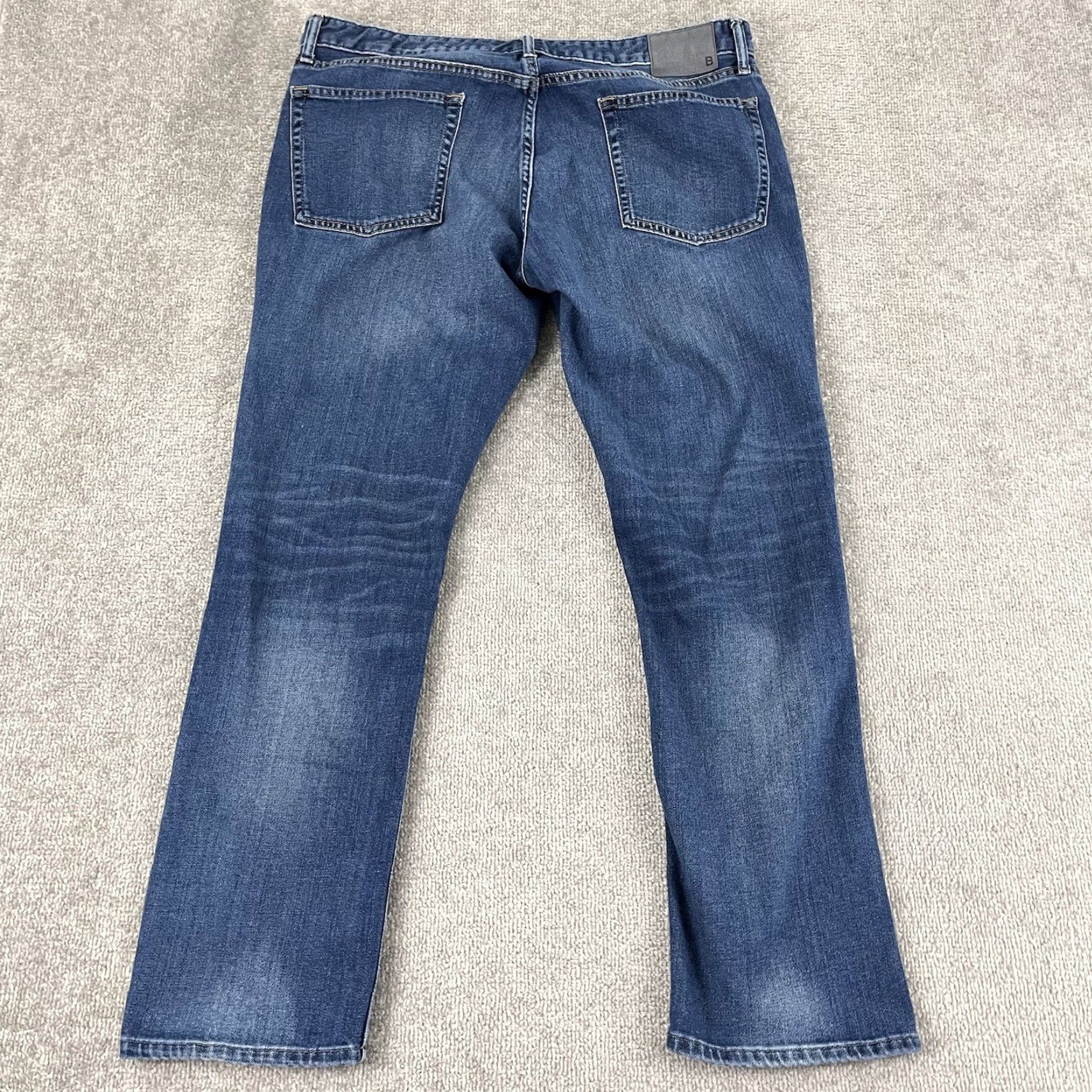 Bonobos BONOBOS Jeans Mens 36x30 Slim Medium Blue Denim Stretch Casual Size US 36 / EU 52 - 2 Thumbnail
