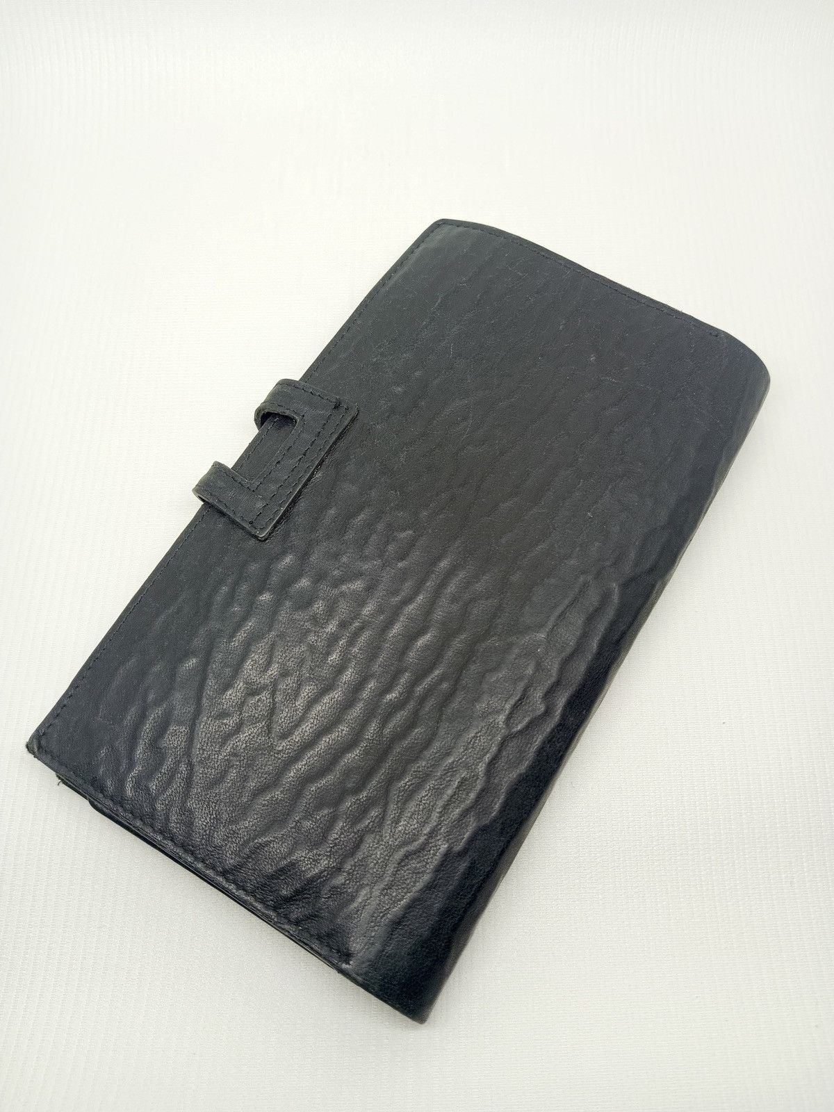 Louis Vuitton Louis Vuitton Vintage Black Calfskin Long Wallet Button Zip Size ONE SIZE - 2 Thumbnail