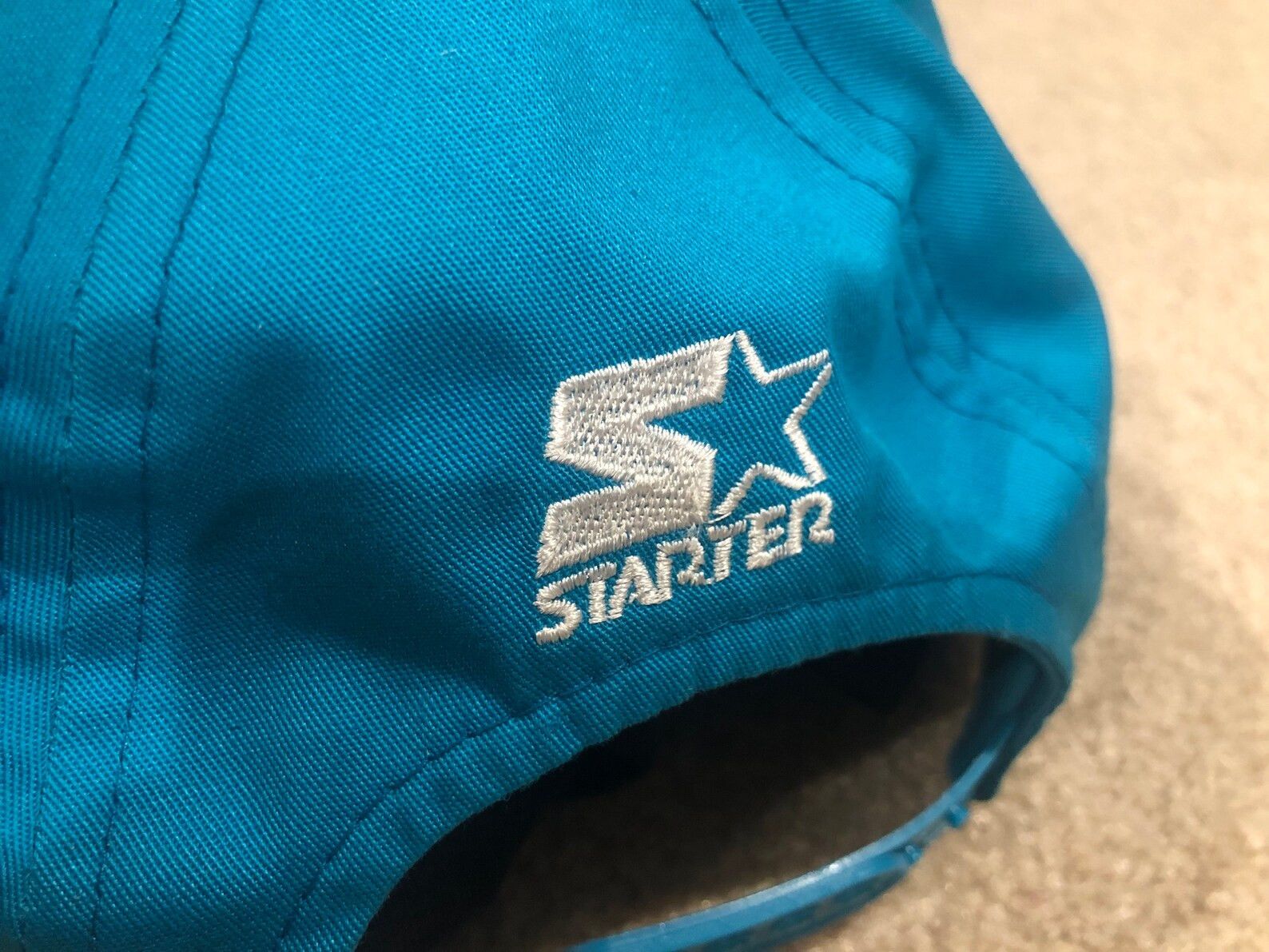Starter Vintage 90s 90S Charlotte Hornets NBA SnapBack Hat Cap Size ONE SIZE - 6 Thumbnail