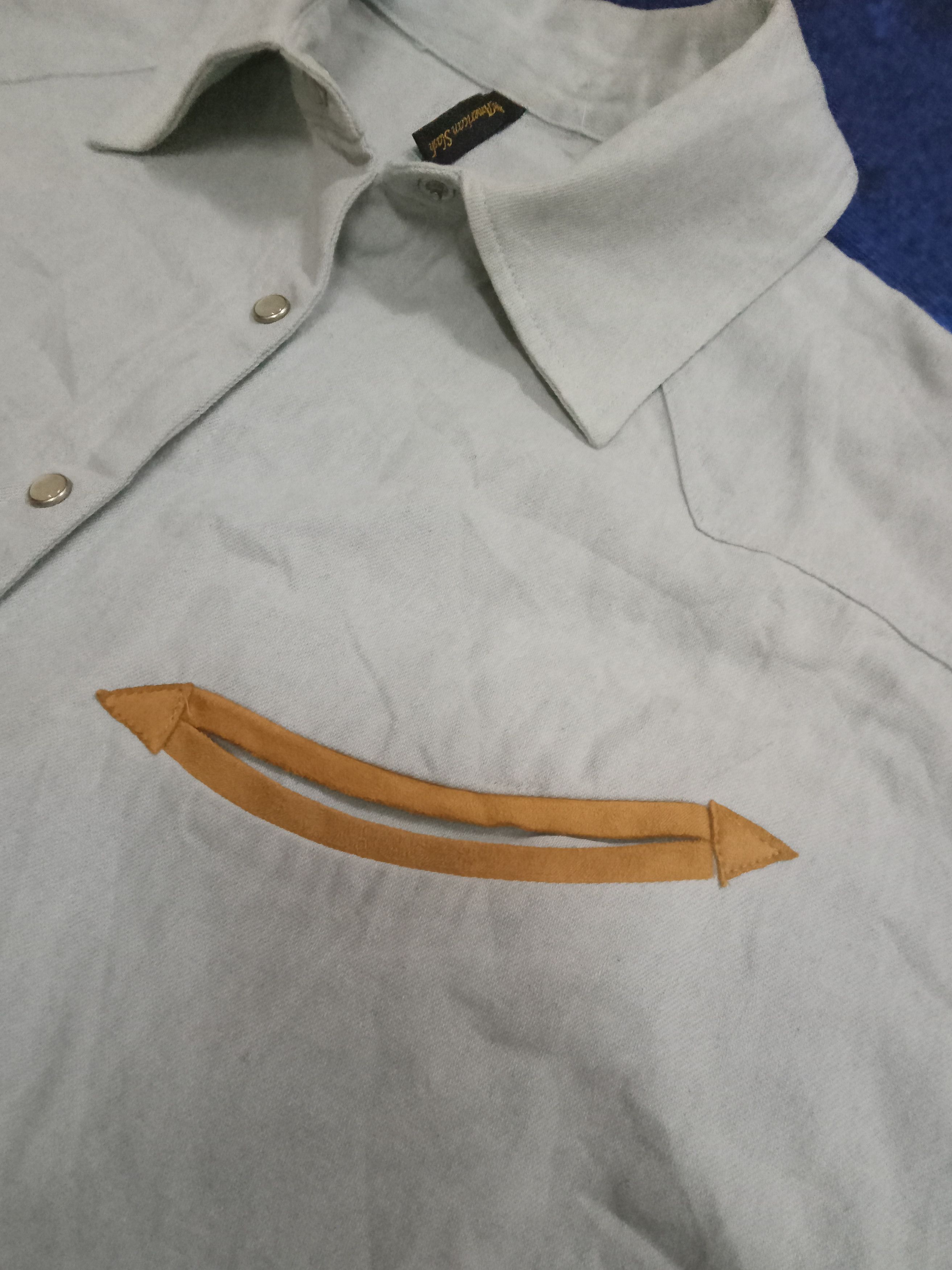 Japanese Brand American Slash Rare Design Snap Button Western Shirt Size M / US 6-8 / IT 42-44 - 6 Thumbnail