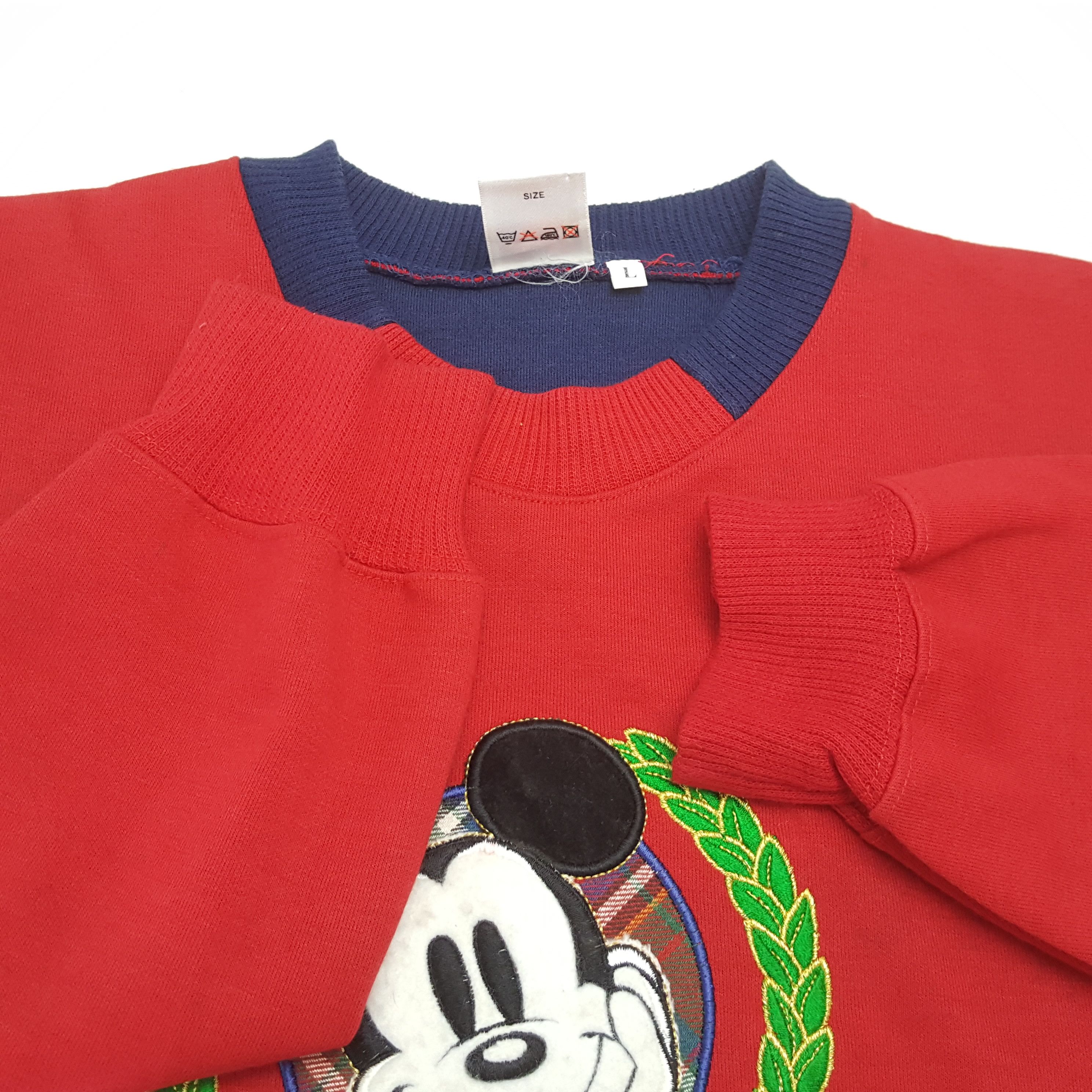 Disney × Mickey Mouse × Vintage MICKEY MOUSE Disney Cartoon Character Vintage Sweatshirt Size US M / EU 48-50 / 2 - 8 Thumbnail
