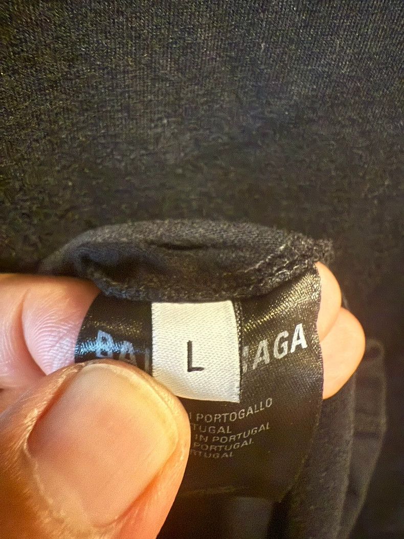 Balenciaga Balenciaga 7-Language Short Sleeve T-Shirt, Black, Size L Size US L / EU 52-54 / 3 - 5 Thumbnail