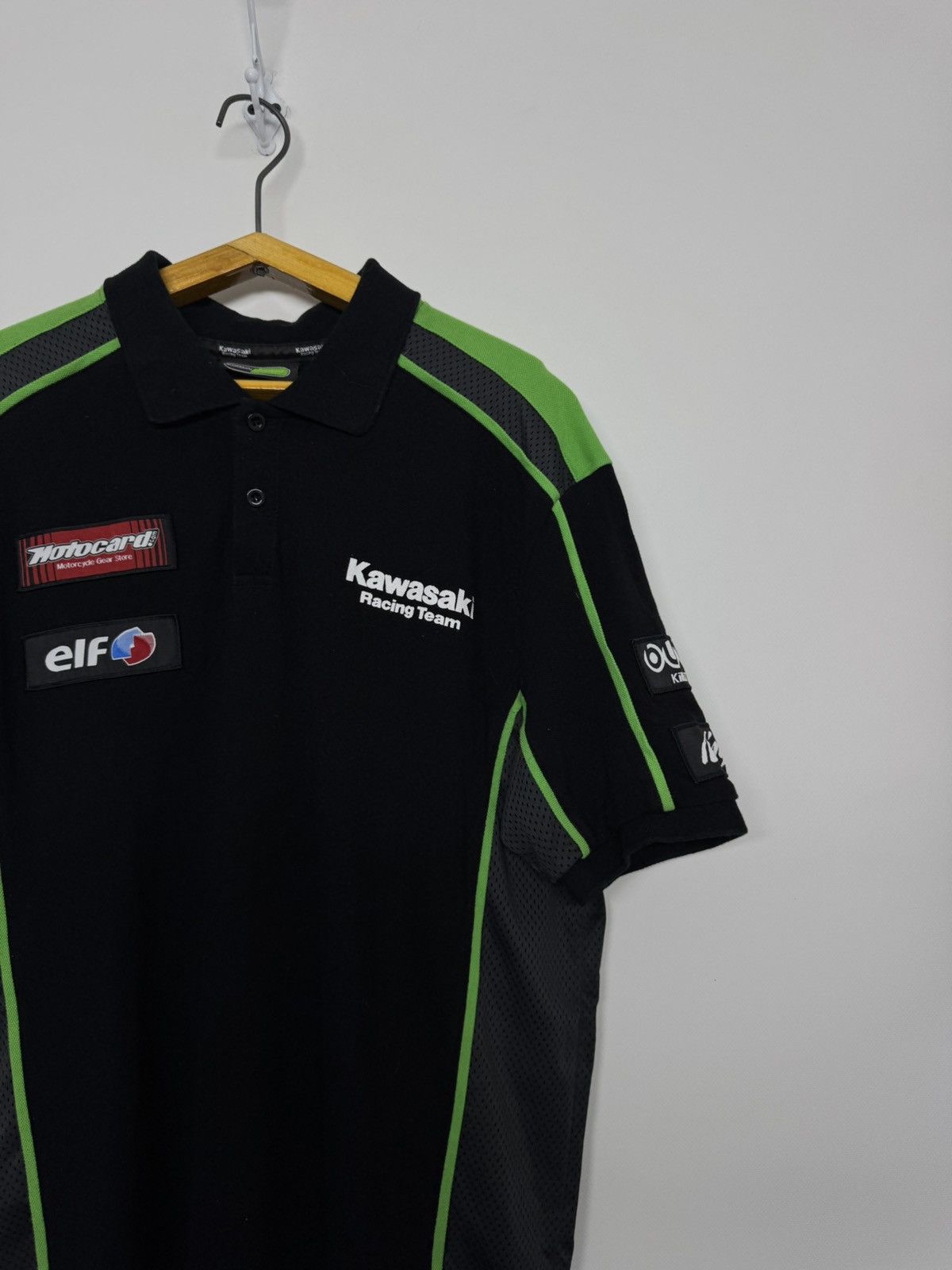 Vintage Vintage Y2k Kawasaki T shirt Motosport Racing Team Shirt Size US M / EU 48-50 / 2 - 6 Thumbnail