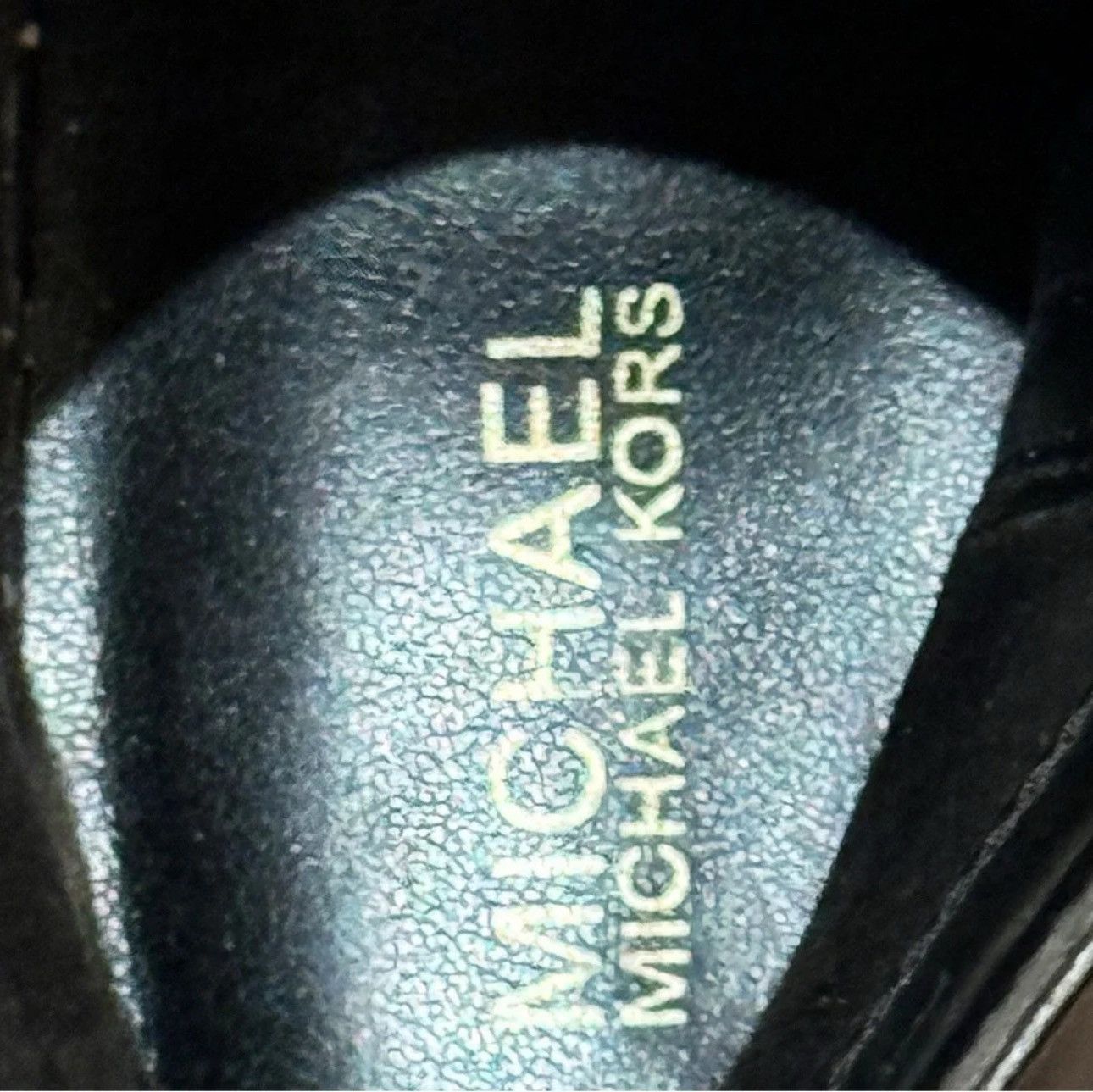 Designer × Michael Kors Michael Kors Lainey Leather Ankle Bootie BLACK SZ 5.5 MK Size US 5.5 / IT 35.5 - 7 Thumbnail