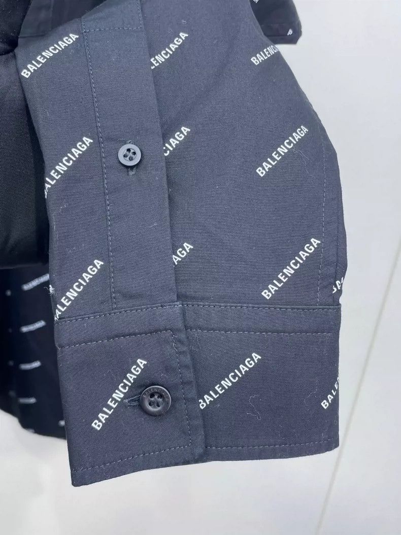 Balenciaga Balenciaga size 37 Shirt with black letters printed all ov Size US XS / EU 42 / 0 - 4 Thumbnail