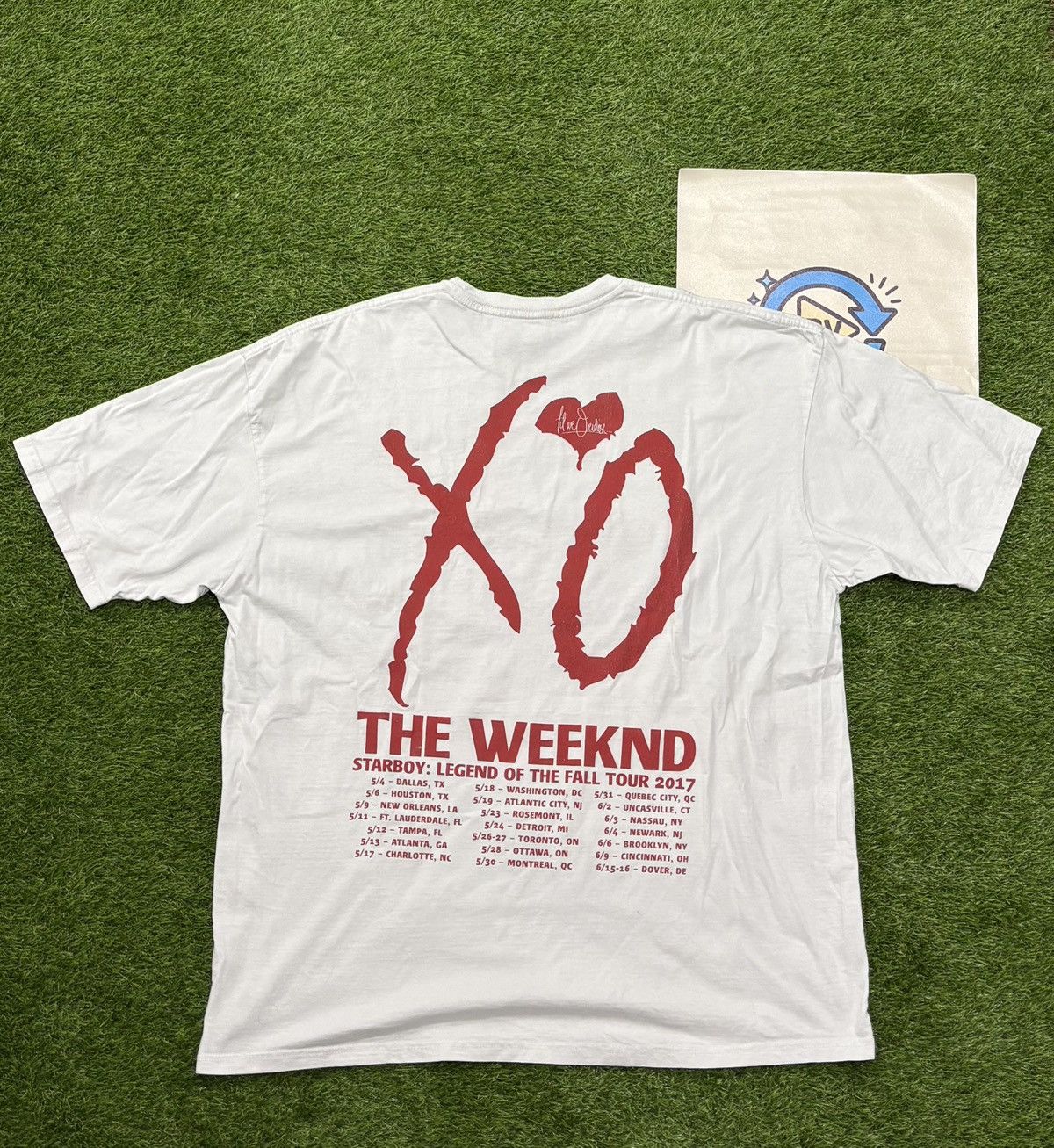 XO WEEKND XO TILL WE OVERDOSE LEGEND OF THE FALL 2017 TEE Size US XL / EU 56 / 4 - 2 Thumbnail