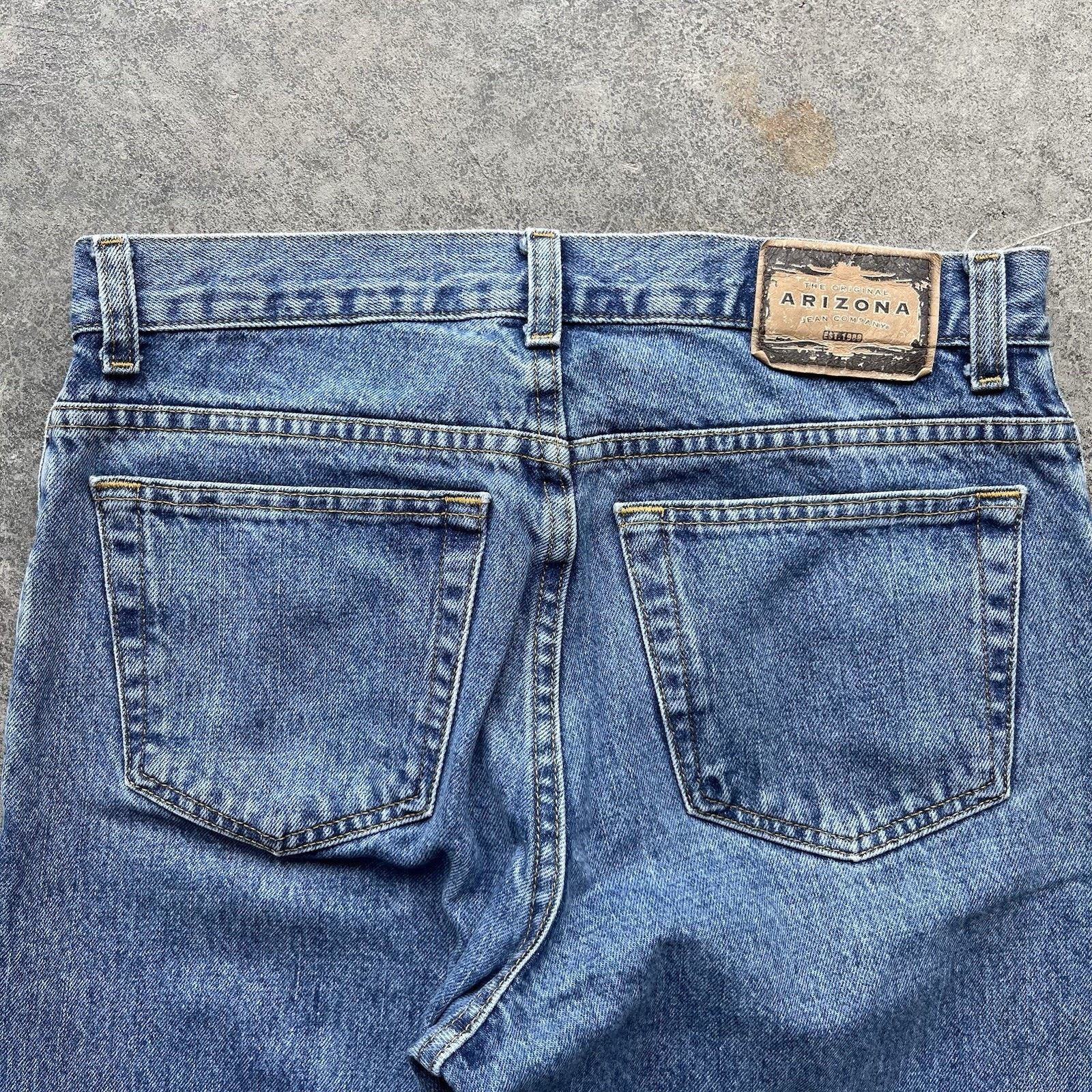 Vintage Vintage 90s Arizona Company Jeans Mens 31 X 30 Dark Wash Rel Size US 31 - 2 Thumbnail