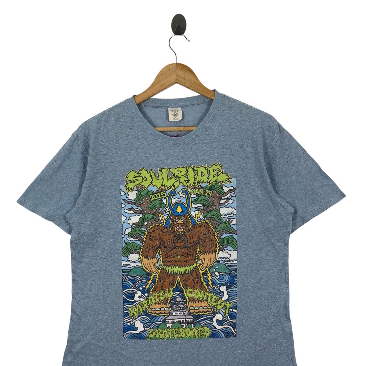 Japanese Brand SOULRIDE KARATSU CONTEST Skateboard Japanese Brand Shirt Size US S / EU 44-46 / 1 - 2 Thumbnail