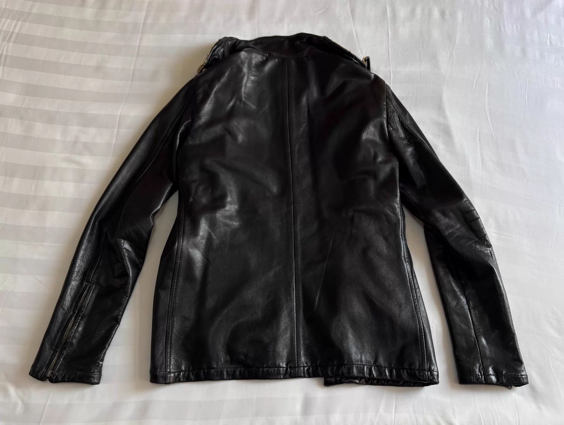 Other Kyoji Maruyama Vintage Panelled Leather Jacket 48/69 Size US M / EU 48-50 / 2 - 8 Thumbnail