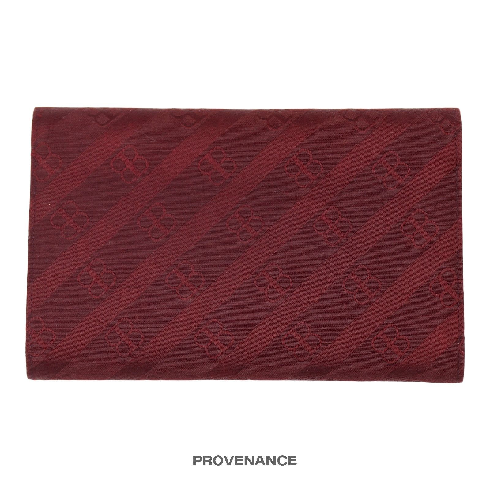 Balenciaga 🔴 Balenciaga BB Canvas Trifold Wallet - Red Monogram Size ONE SIZE - 2 Thumbnail