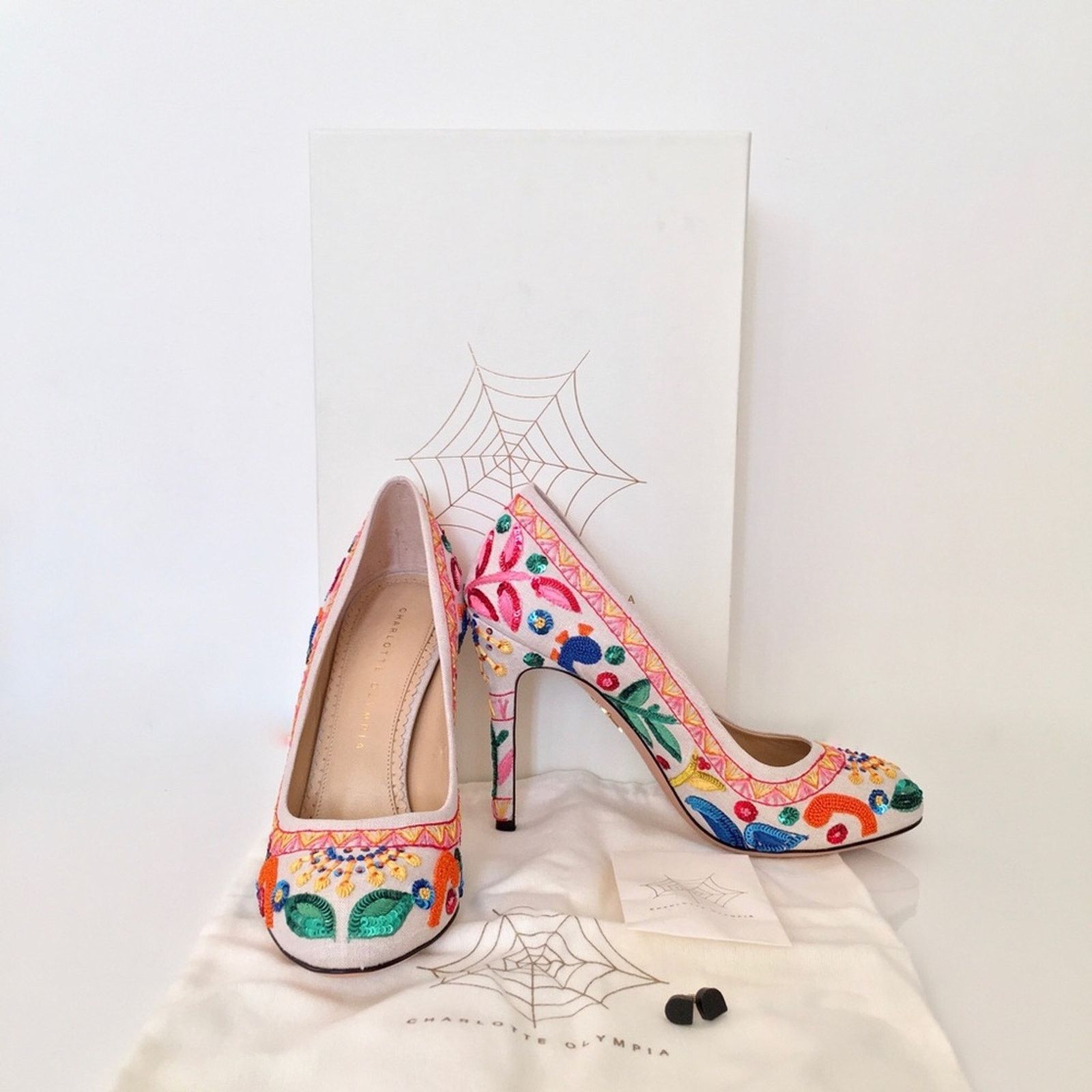 Charlotte Olympia Archival Charlotte Olympia Celebration Jennifer Embellished Size US 8 / IT 38 - 3 Thumbnail