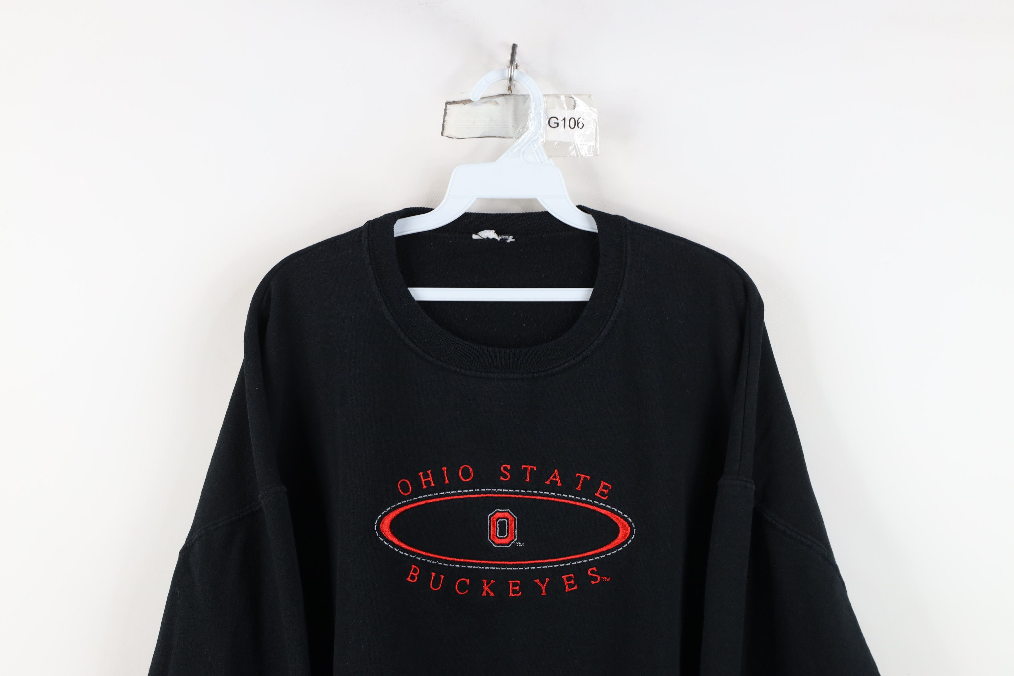 Vintage Vintage 90s Spell Ohio State University Crewneck Sweatshirt Size US S / EU 44-46 / 1 - 2 Thumbnail