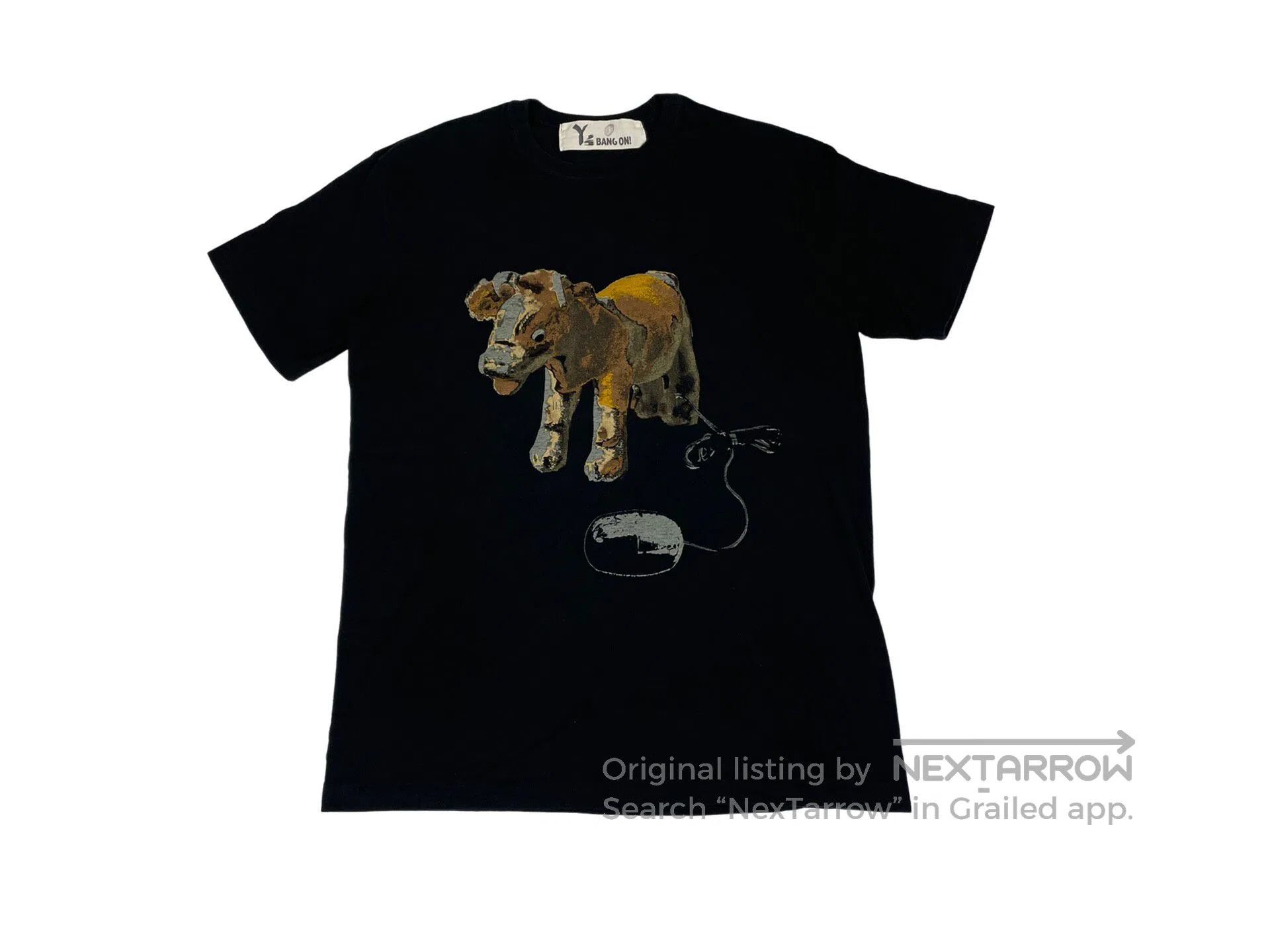 Y's Y's Yellow Cow Print Short Sleeve Size US M / EU 48-50 / 2 - 1 Thumbnail