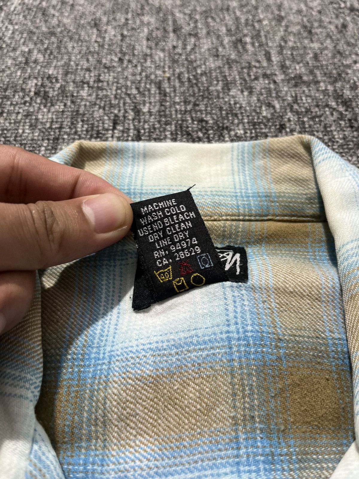 Stussy Rare stussy flannel button up shirt Size US M / EU 48-50 / 2 - 9 Thumbnail